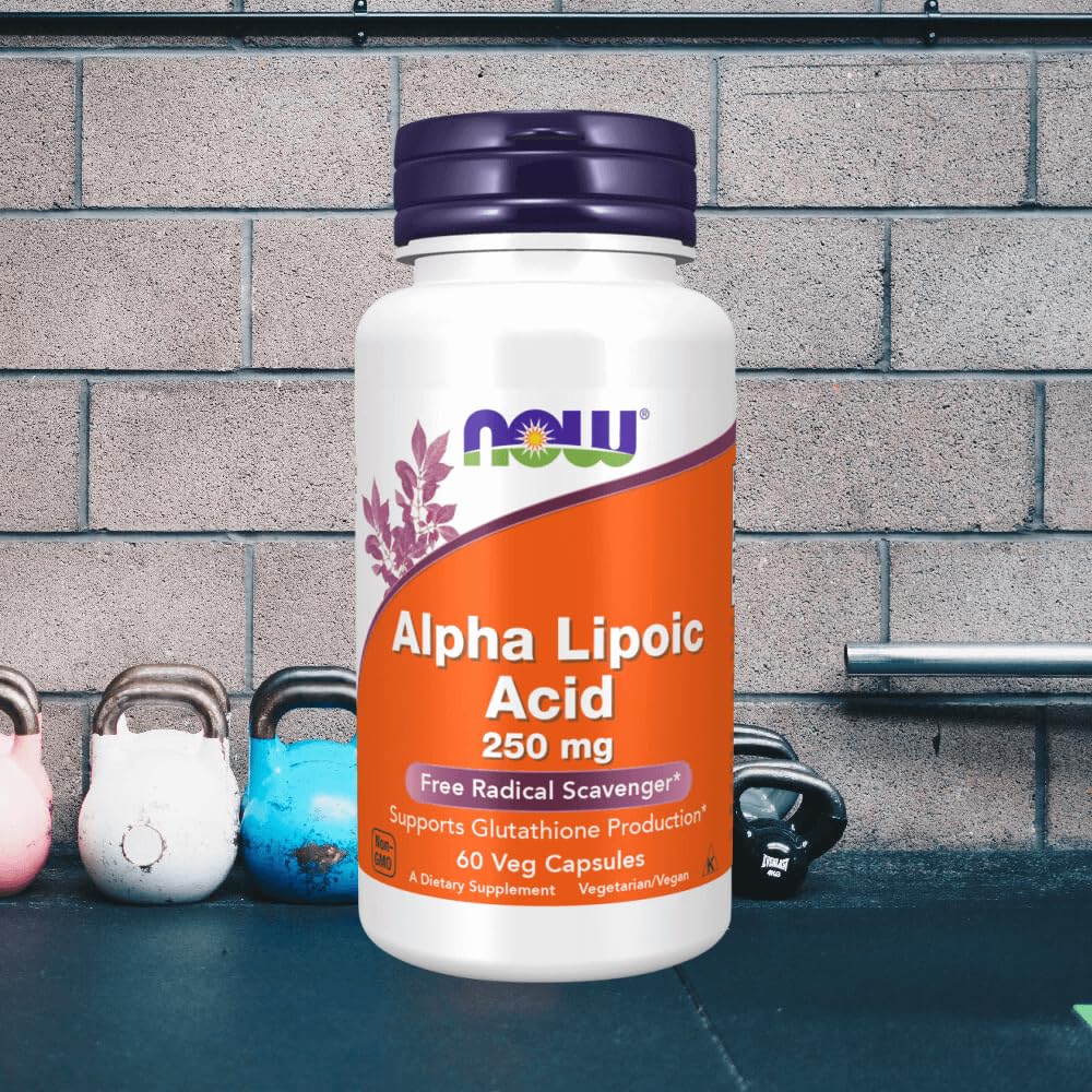 NOW Foods Alpha Lipoic Acid 250mg Capsule, 60