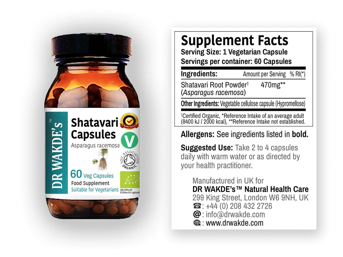 DR WAKDE's Shatavari Capsules, 1 Capsule