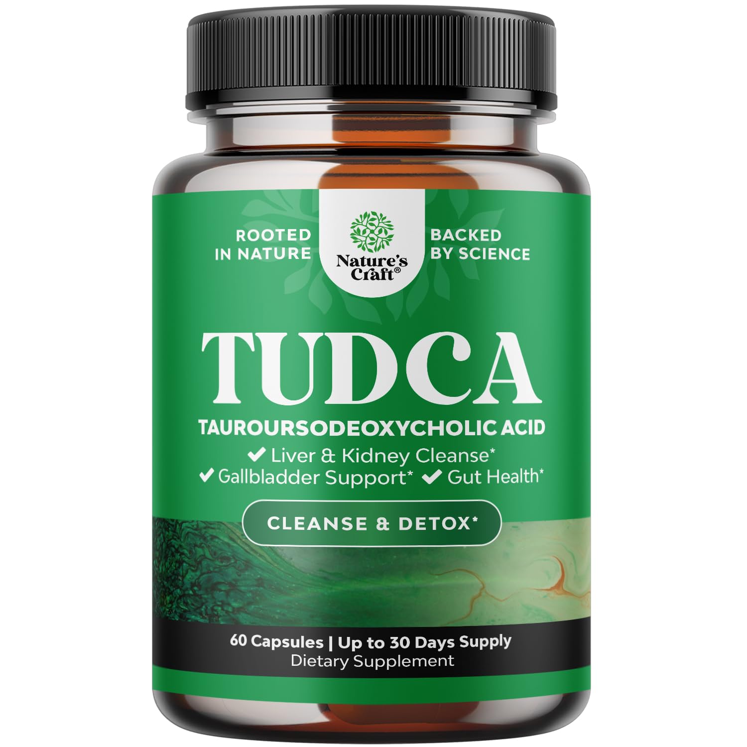 Natures Craft TUDCA Capsule 500mg, 60 Count