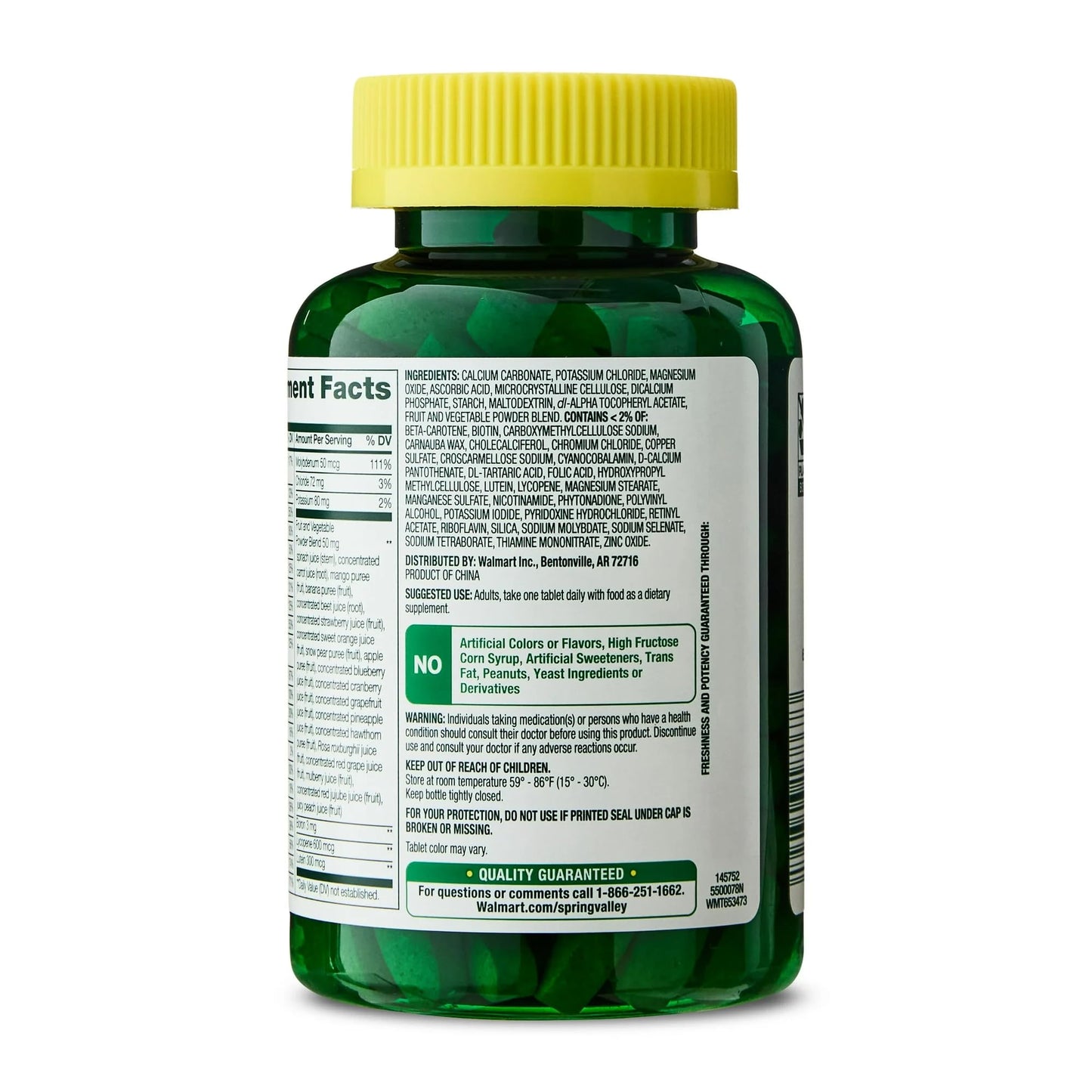 SUREFECT Spring Valley Men's 50+ Multivitamin Tablets, 150