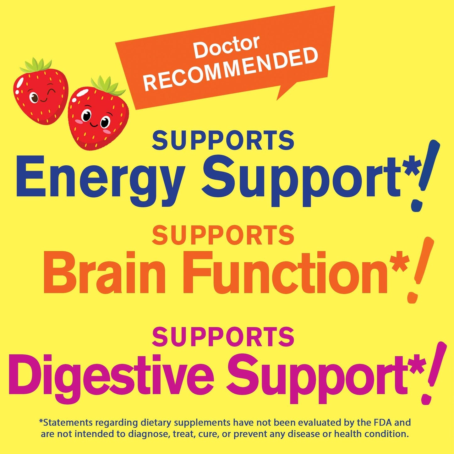 WellYeah Kids Vitamin B Complex Sugar Free Gummies Gummy 60 Count