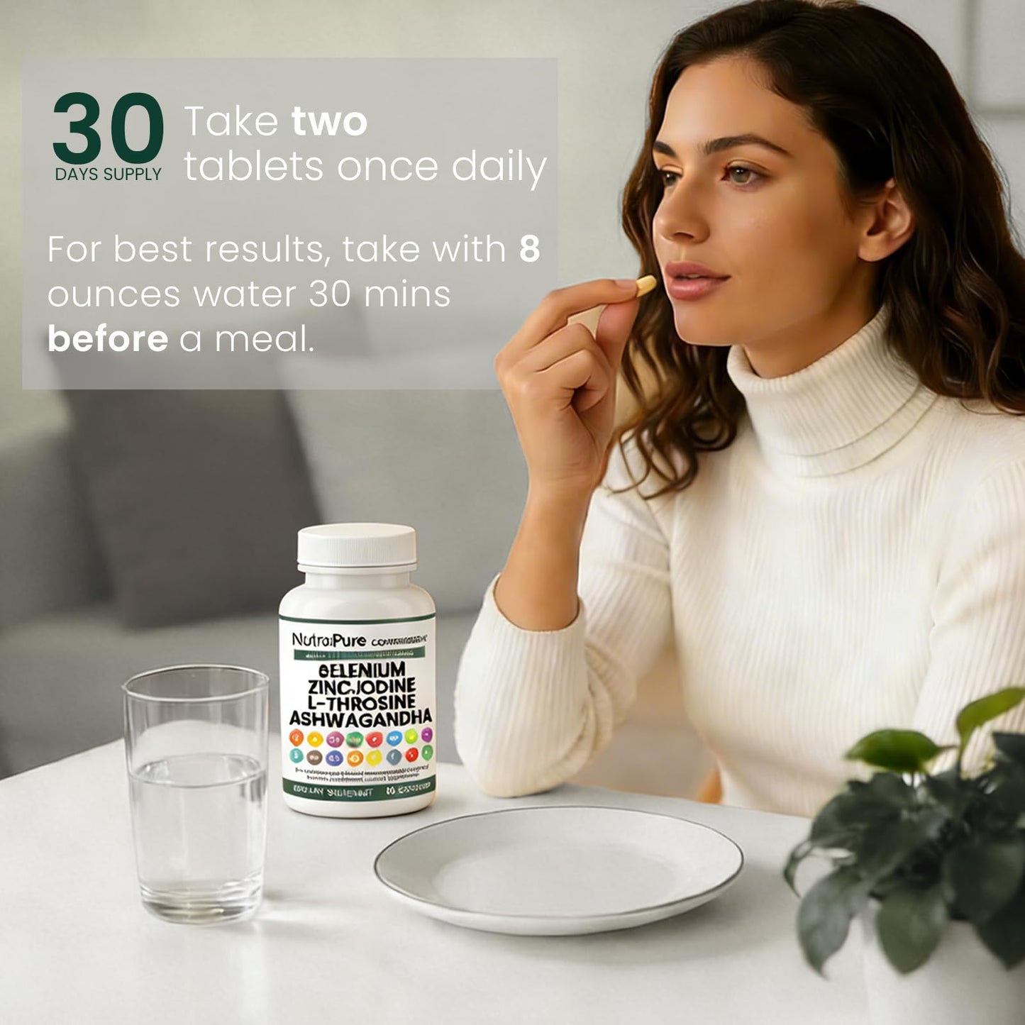 Nutrapure Comprehensive Thyroid Support, 60 Capsules