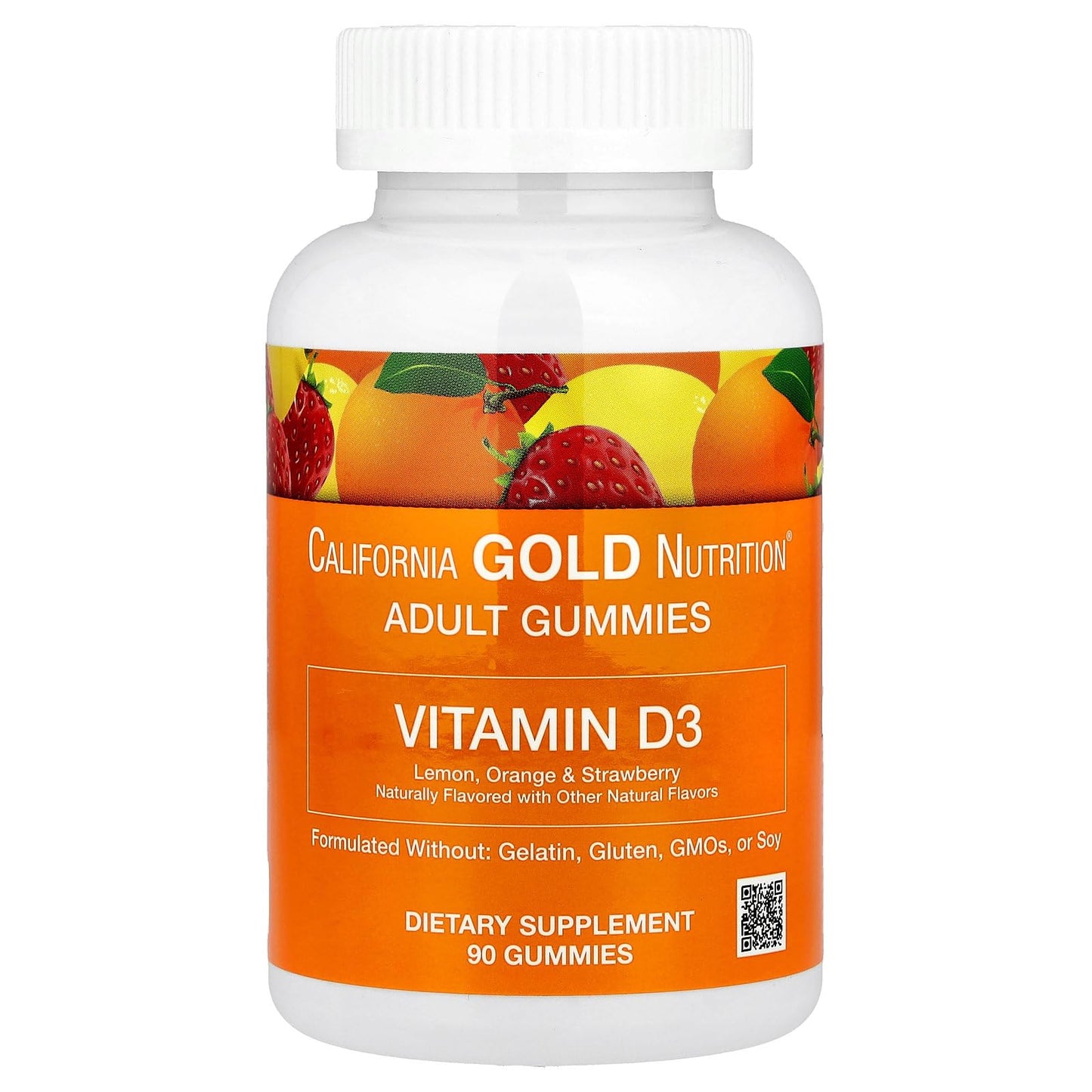 California Gold Nutrition Vitamin D3 Gummies, 90 Gummies