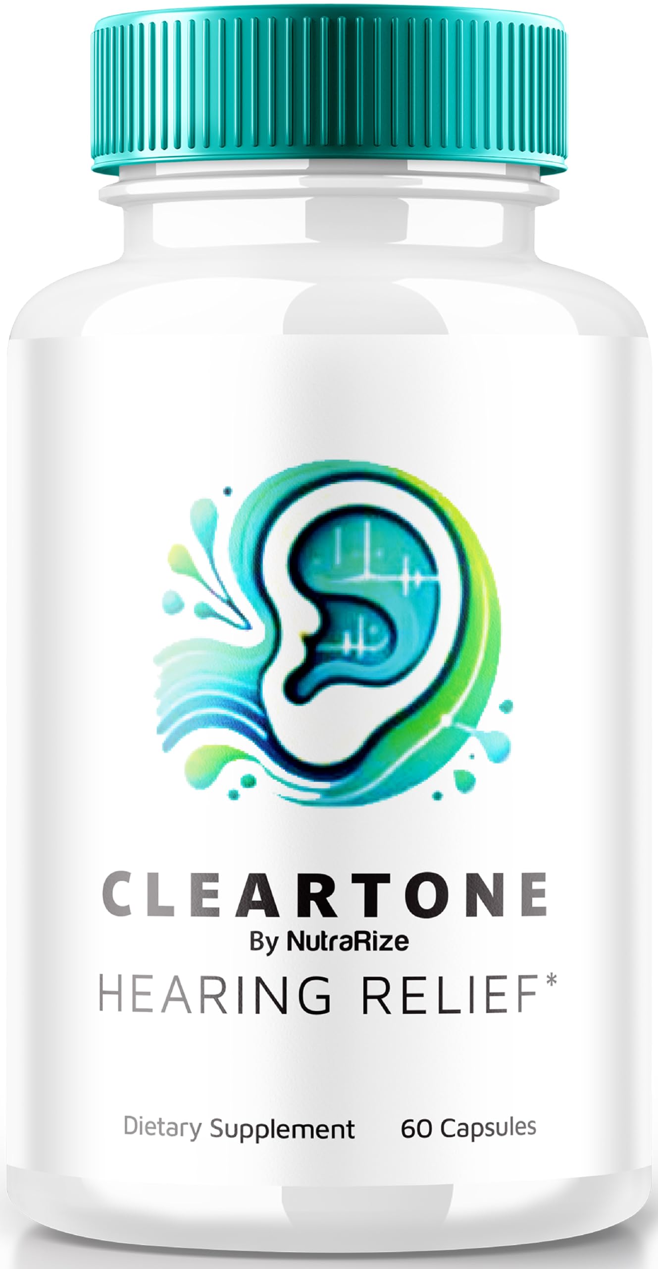 NutraRize ClearTone Tinnitus Ear Health Capsules, 60 Count