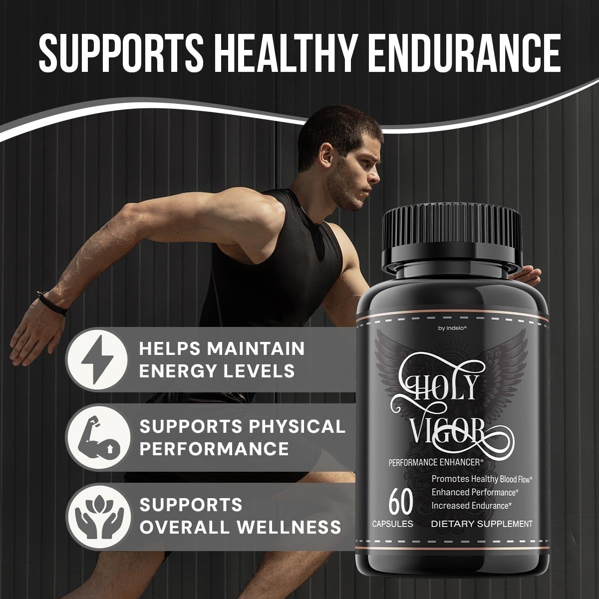 Indelo Holy Vigor Capsule, 60 Capsules