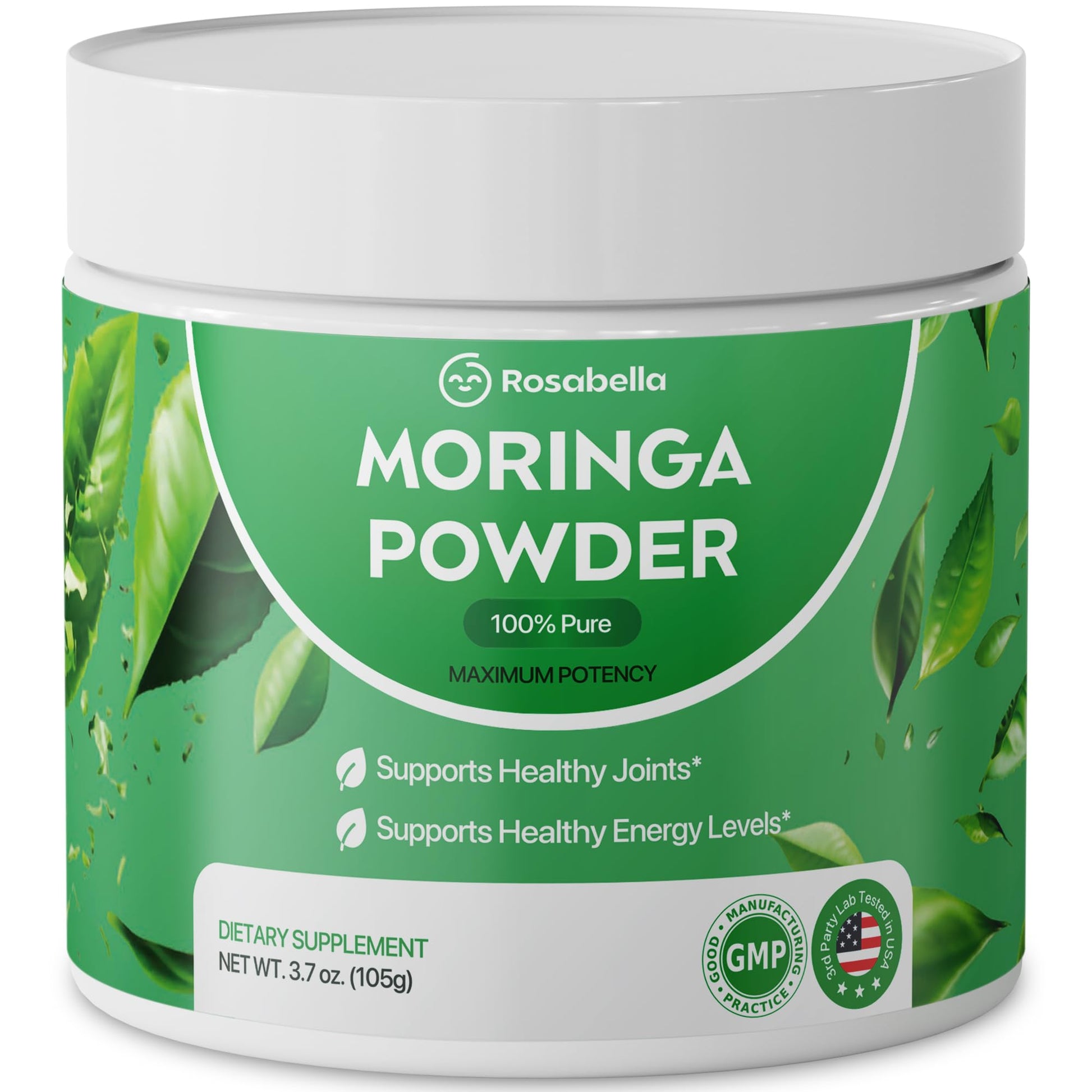 Rosabella Pure Moringa Powder 3.7 oz