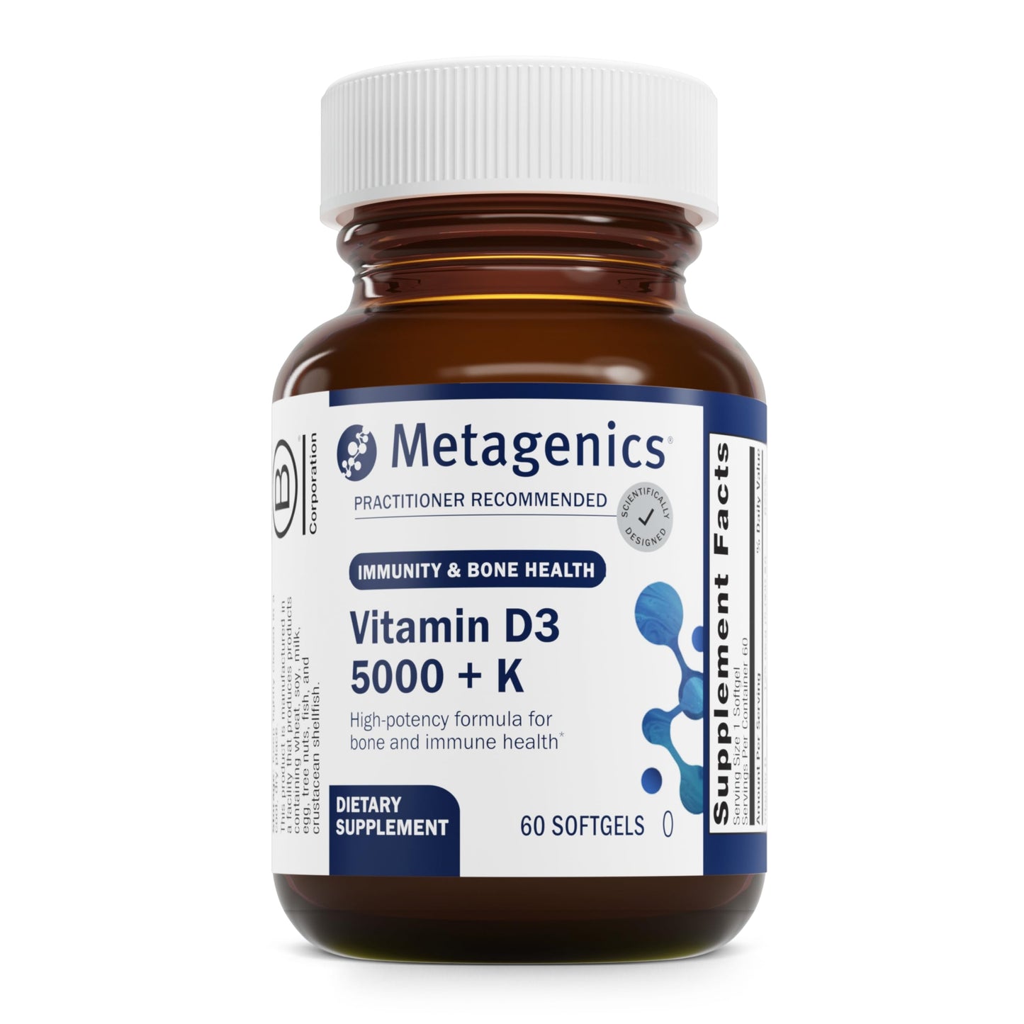 Metagenics Ultra Potent-C Chewable & D3 5,000 + K Softgels Bundle, 150 Count