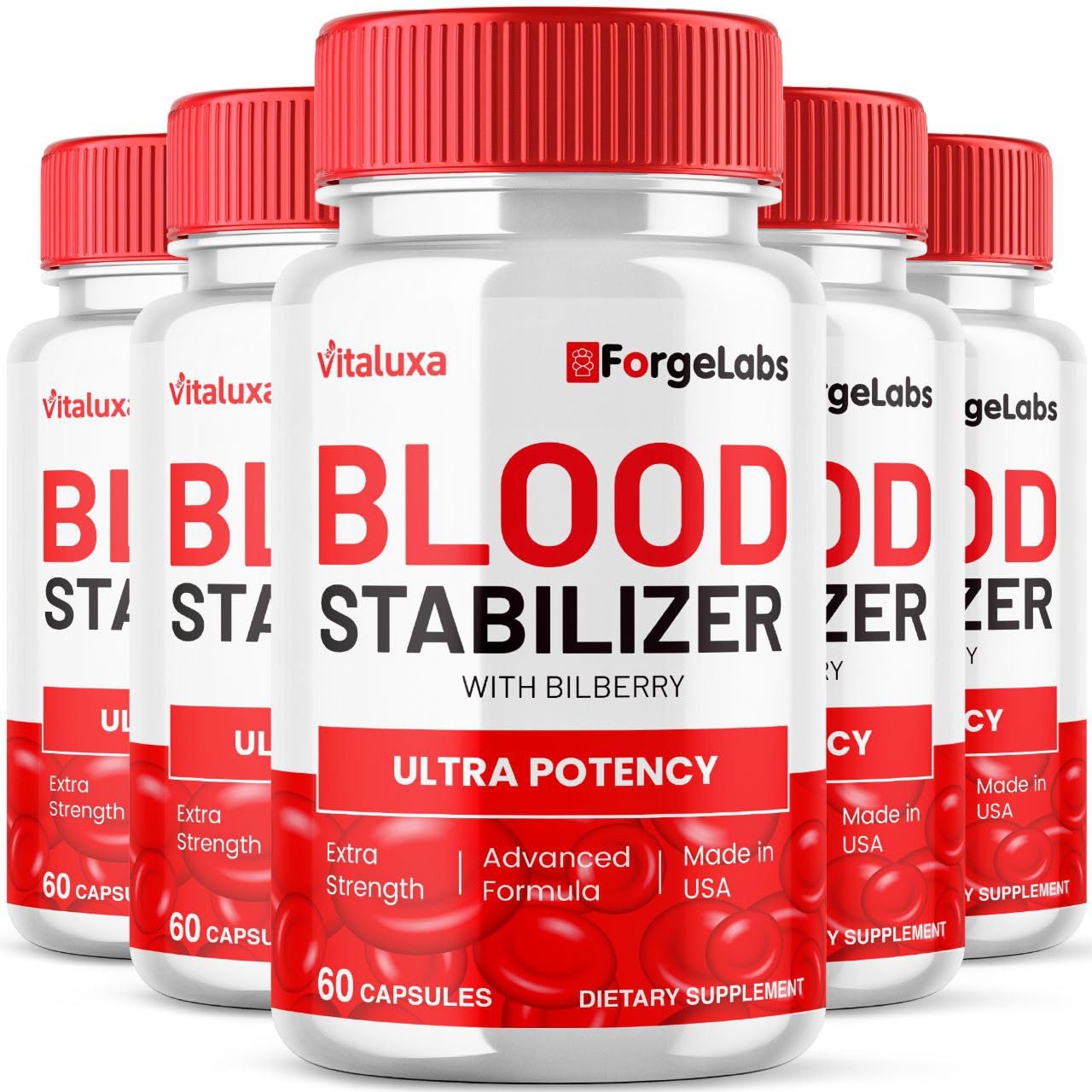 Vitaluxa Blood Stabilizer Capsules 300 Count
