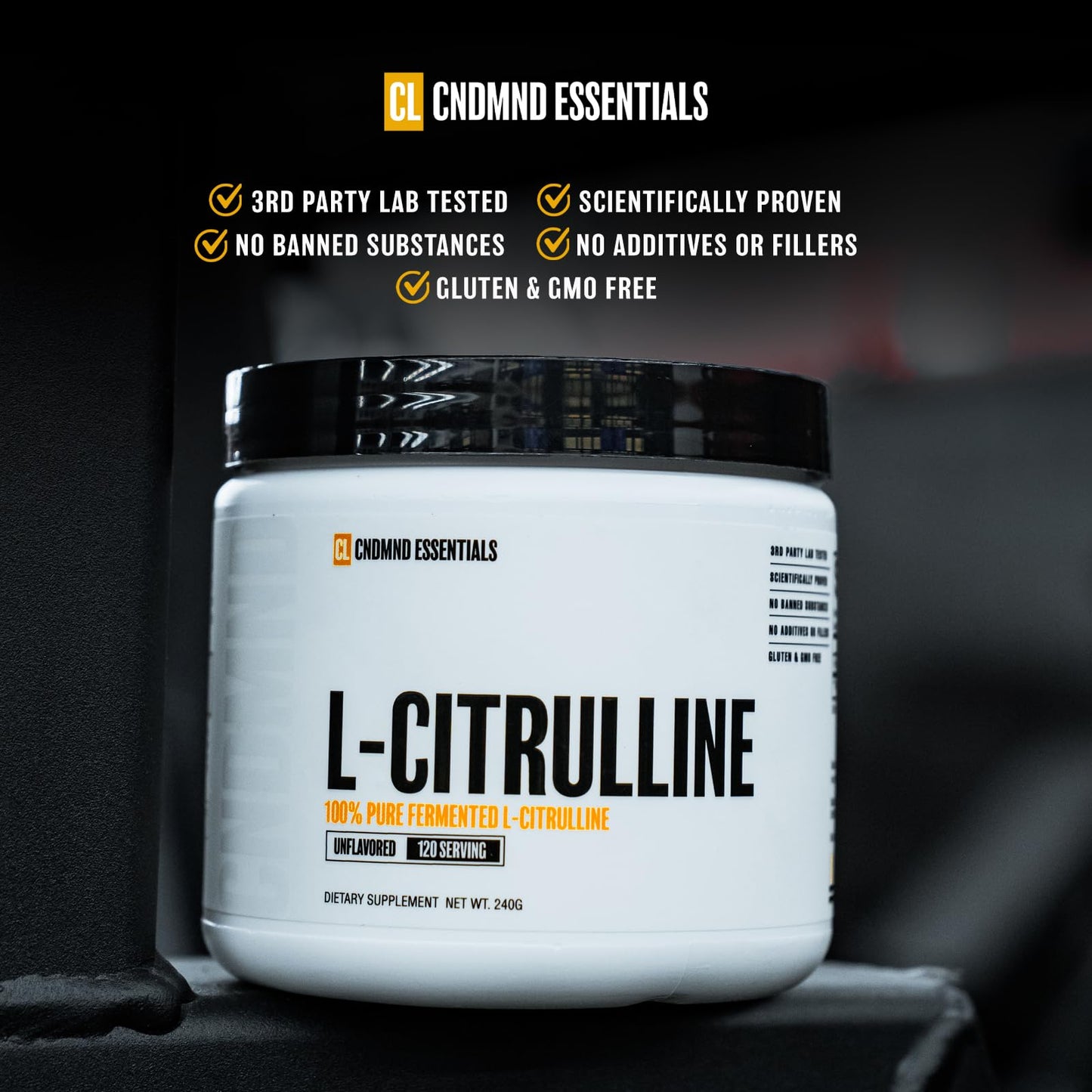 CONDEMNED 100% Pure Fermented L-Citrulline Powder, Unflavored, 1