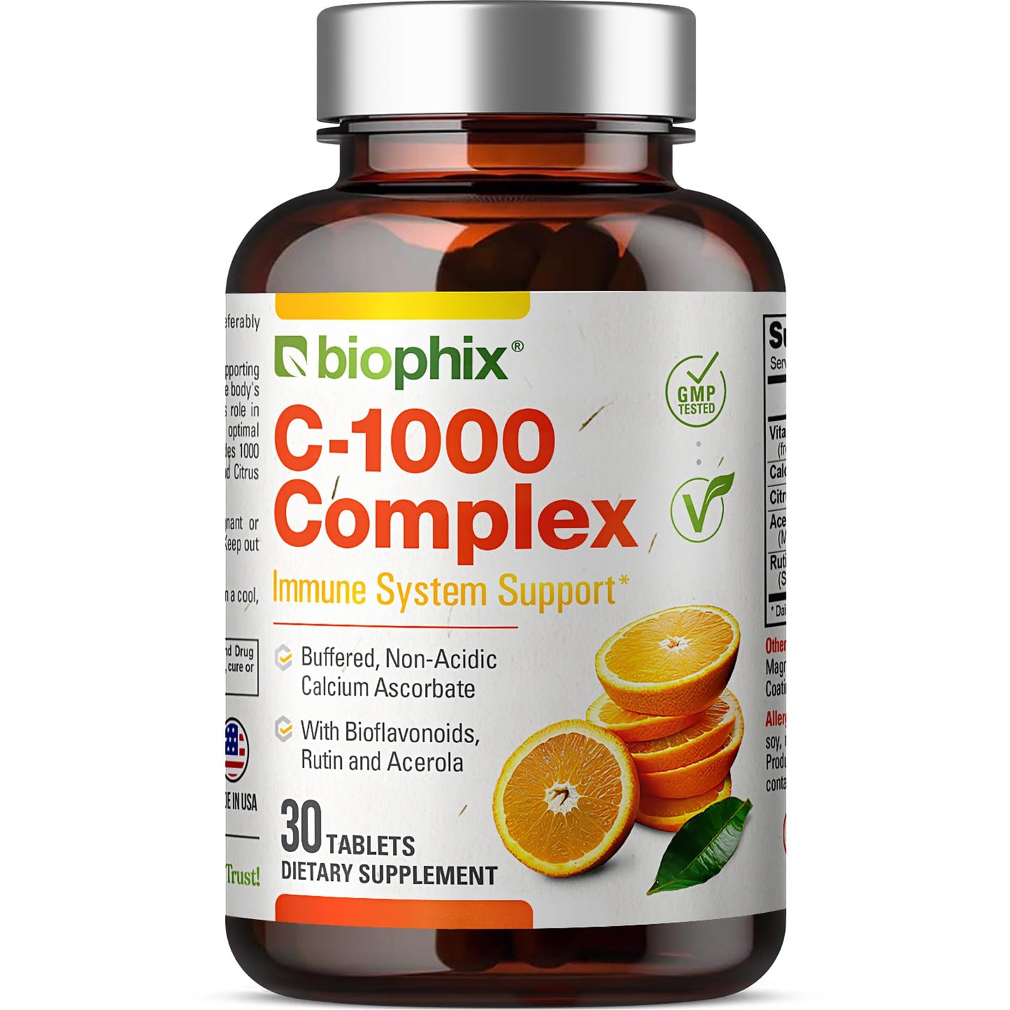 biophix Vitamin C-1000 mg Tablet, 30 Tablets
