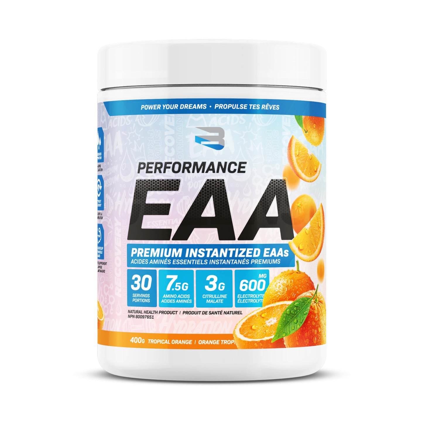 Believe Supplements Performance EAA Powder 13.76 Ounce