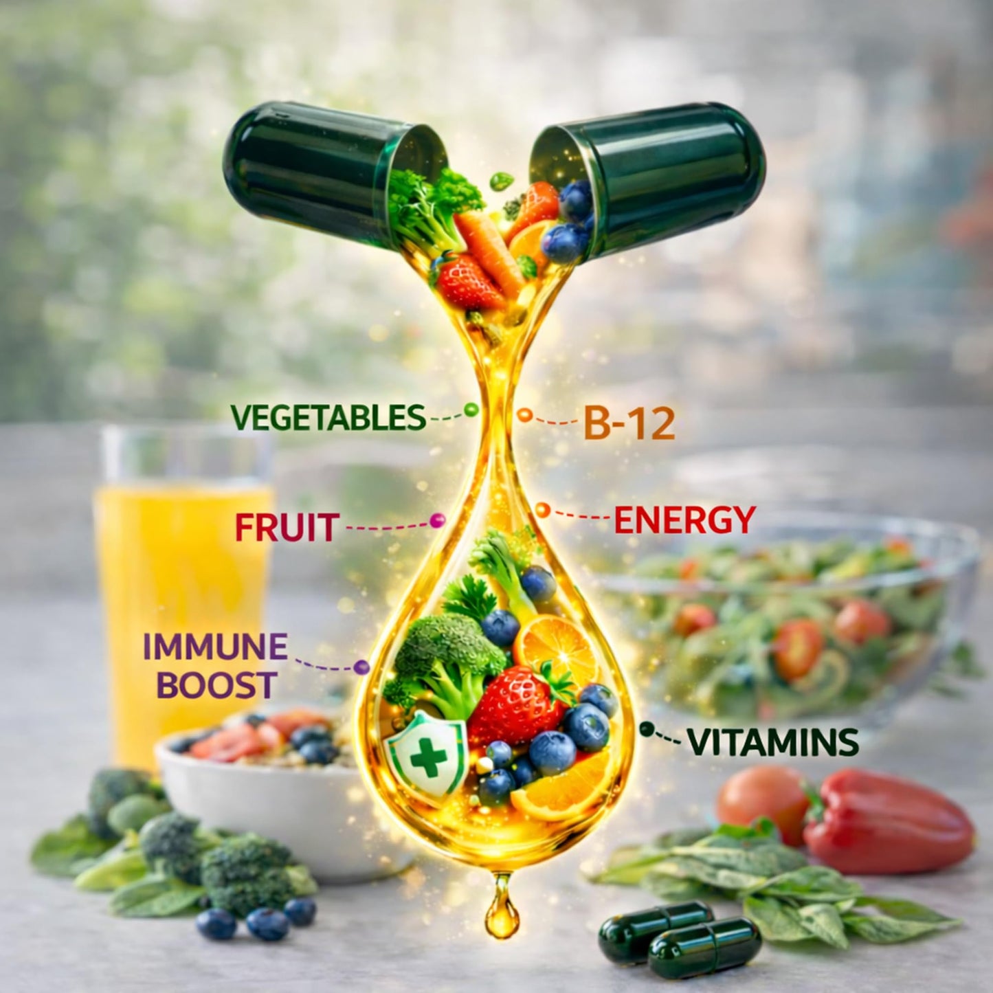 Grab The Gold Women's Multivitamin Capsules 60 Count