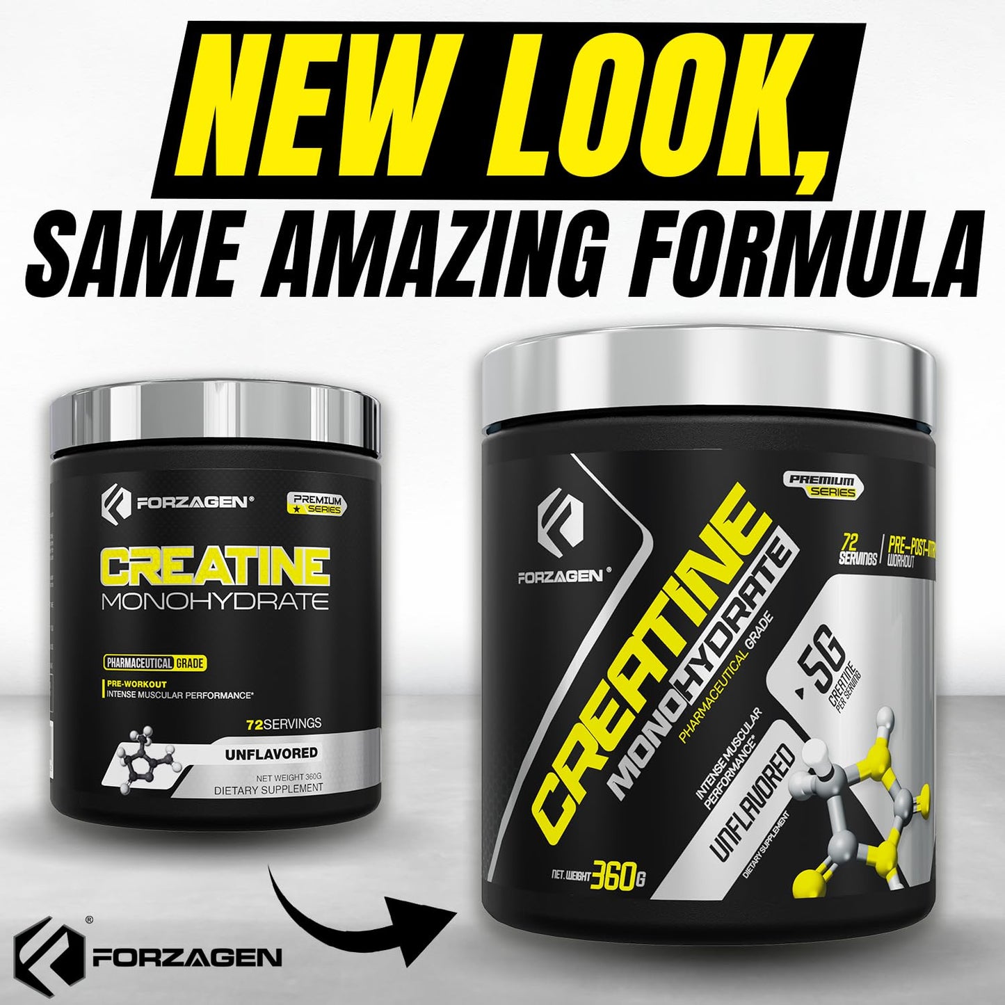 Forzagen Creatine Monohydrate Powder, 12.7 Ounce