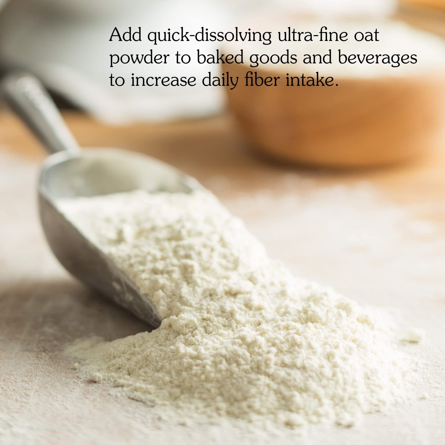Nunaturals Oat Fiber Powder, 16 oz