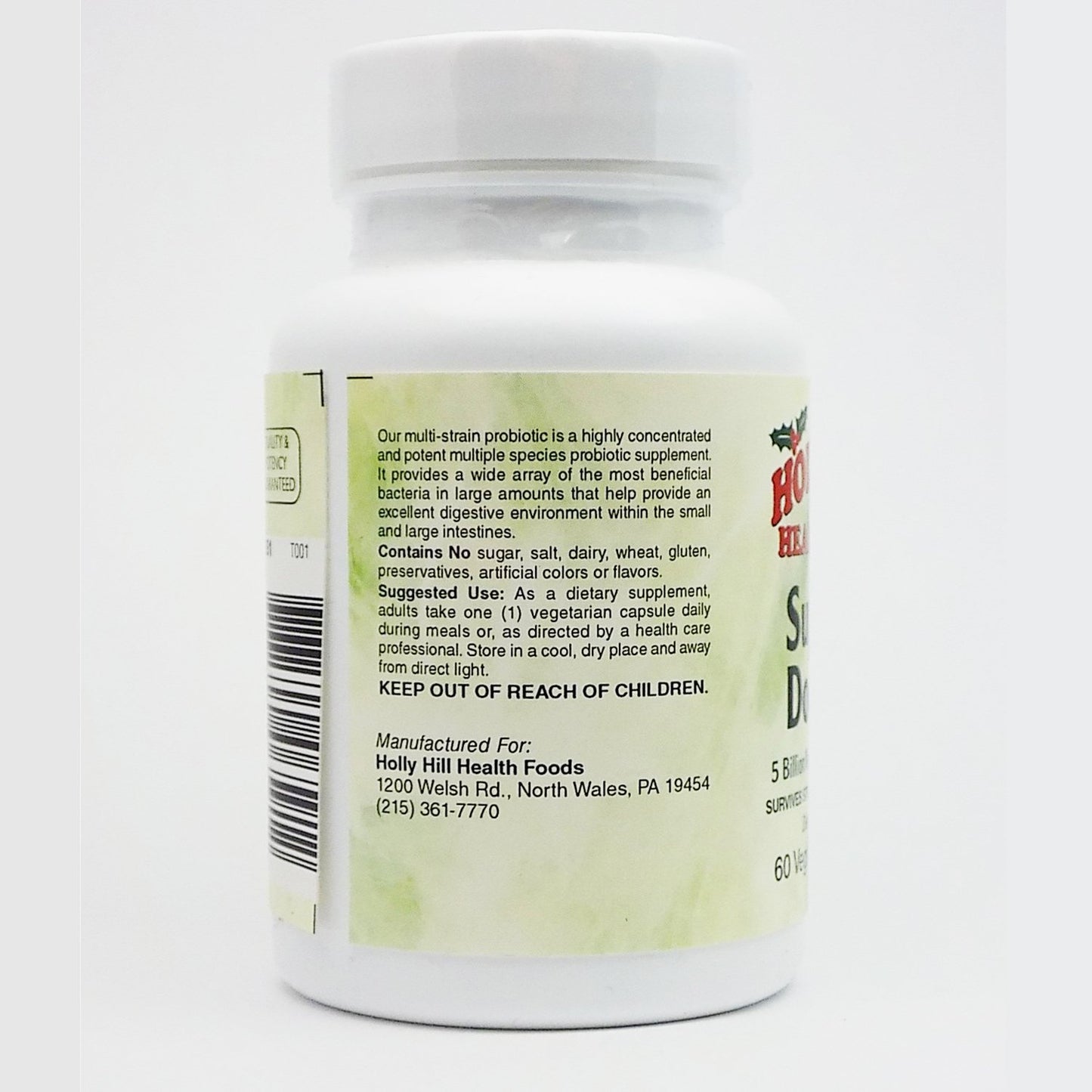 Holly Hill Health Foods Suprema Dophilus Capsules 60