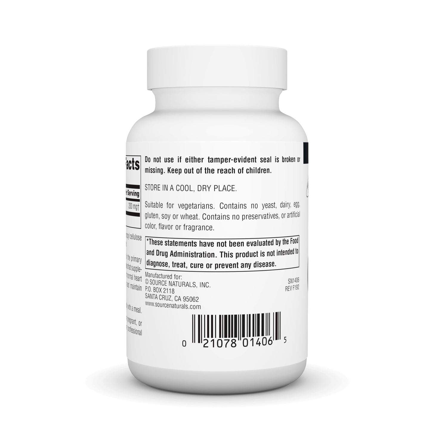 Source Naturals Coenzyme Q10 Antioxidant Support 200 mg for Heart, Brain, Immunity, & Liver Support, 60 Vegetarian Capsules