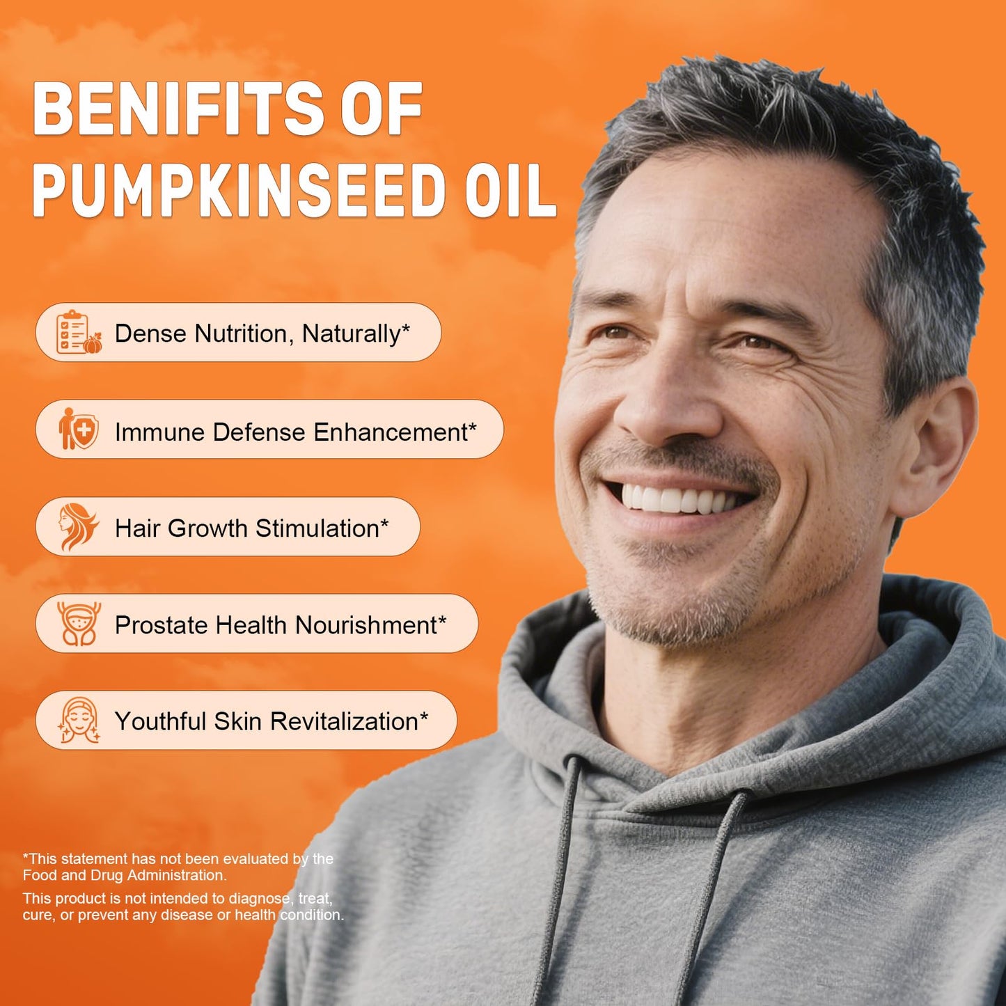 BEWORD Pumpkin Seed Oil with Saw Palmetto, 600 Softgels