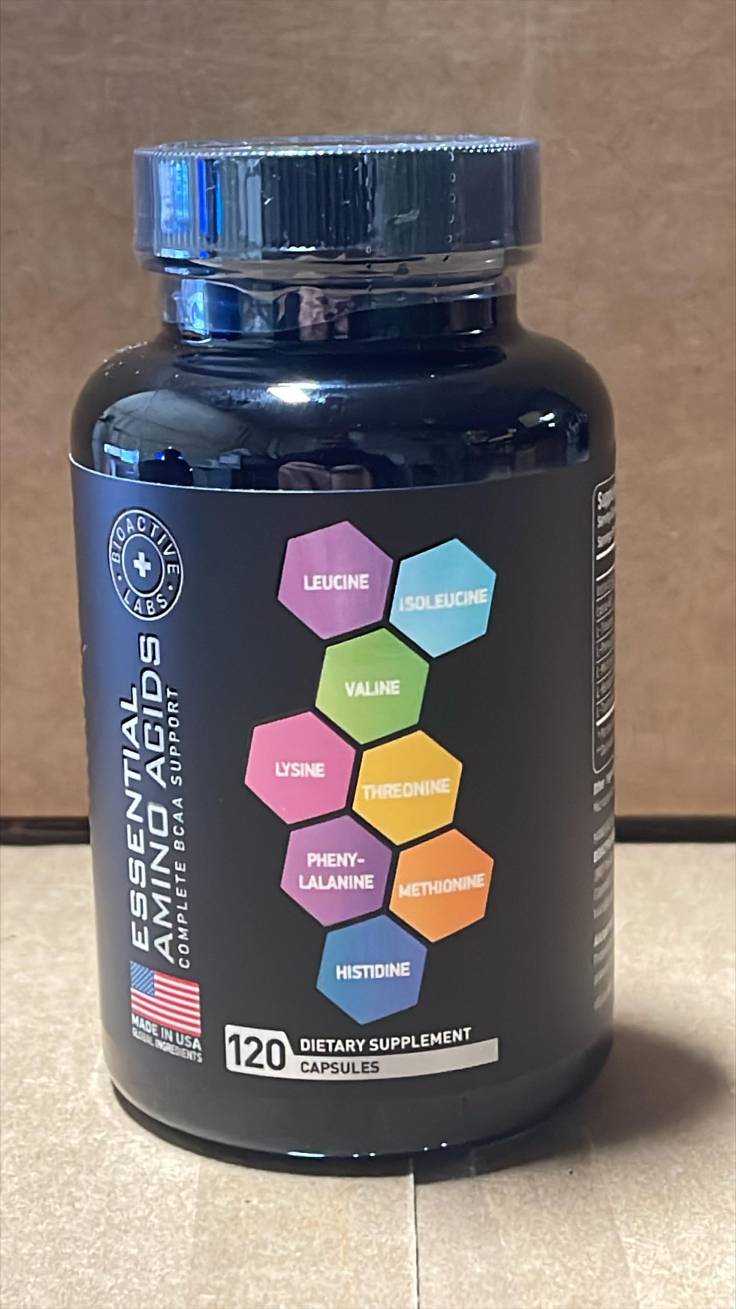 BIOACTIVE LABS Essential Amino Acids Complex for Men & Women 240 Capsules