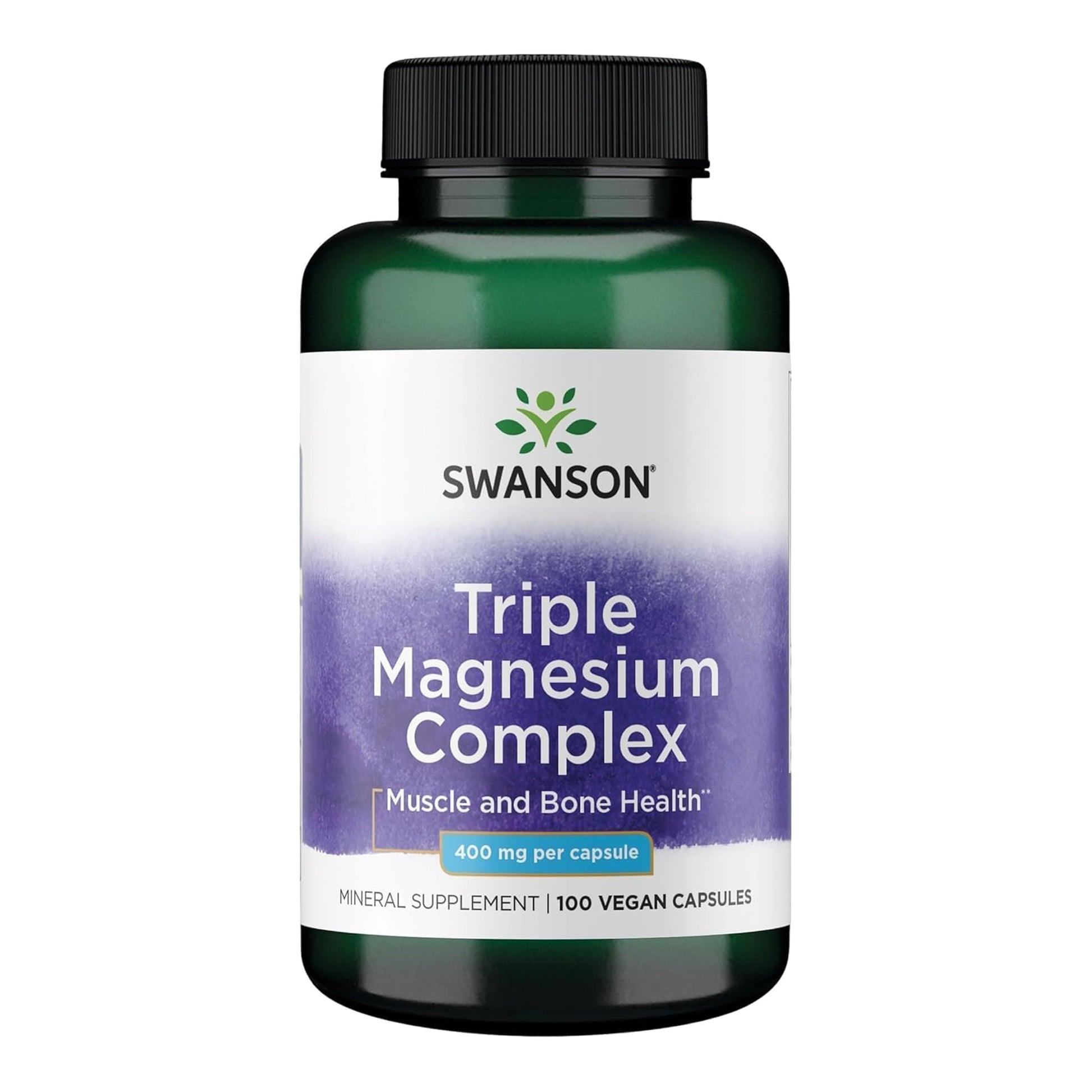 Swanson Triple Magnesium Complex Capsules, 100 Capsules