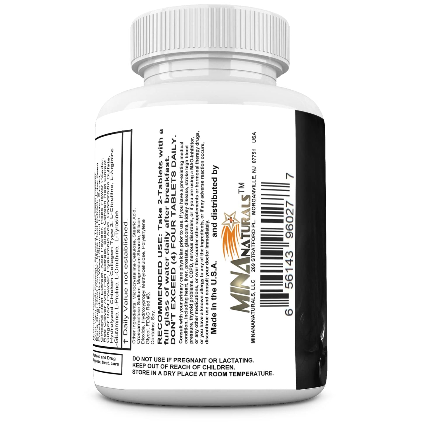 MINANATURALS Breast Gainer Women Breast Enlargement, 60 Tablets