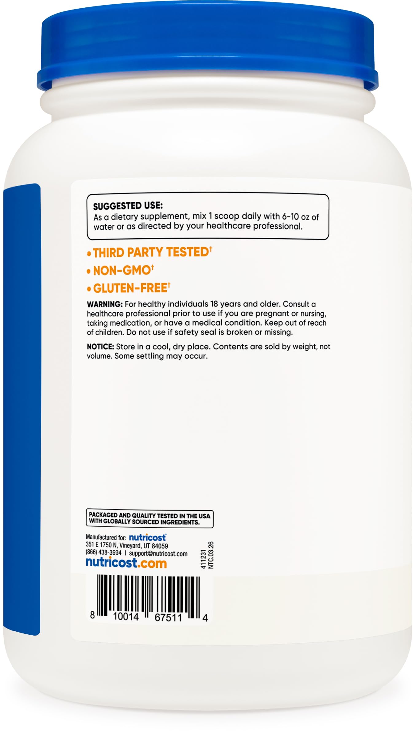 Nutricost L-Citrulline Malate Powder (2:1) 43.2