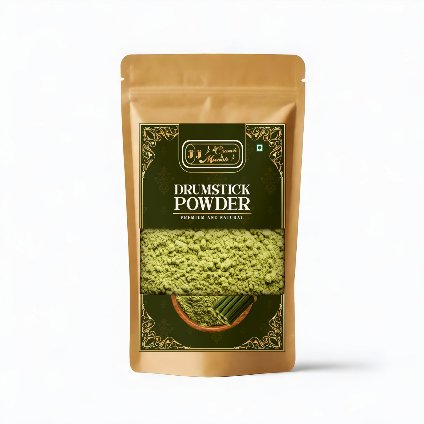 J J crunch N munch Drumstick Green Premium Natural Food Seasoning Powder 1.3 Pound (Pack of 1)