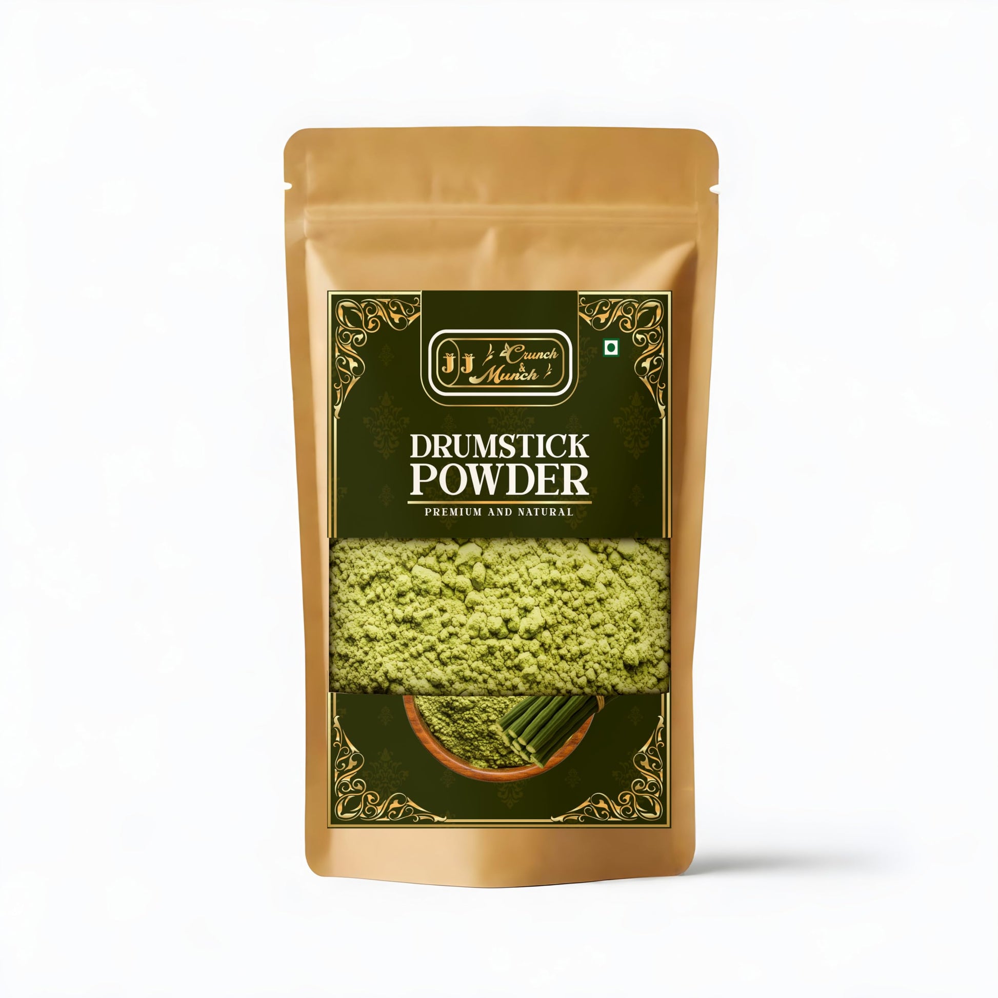 J J crunch N munch Drumstick Green Premium Natural Food Seasoning Powder 1.3 Pound (Pack of 1)