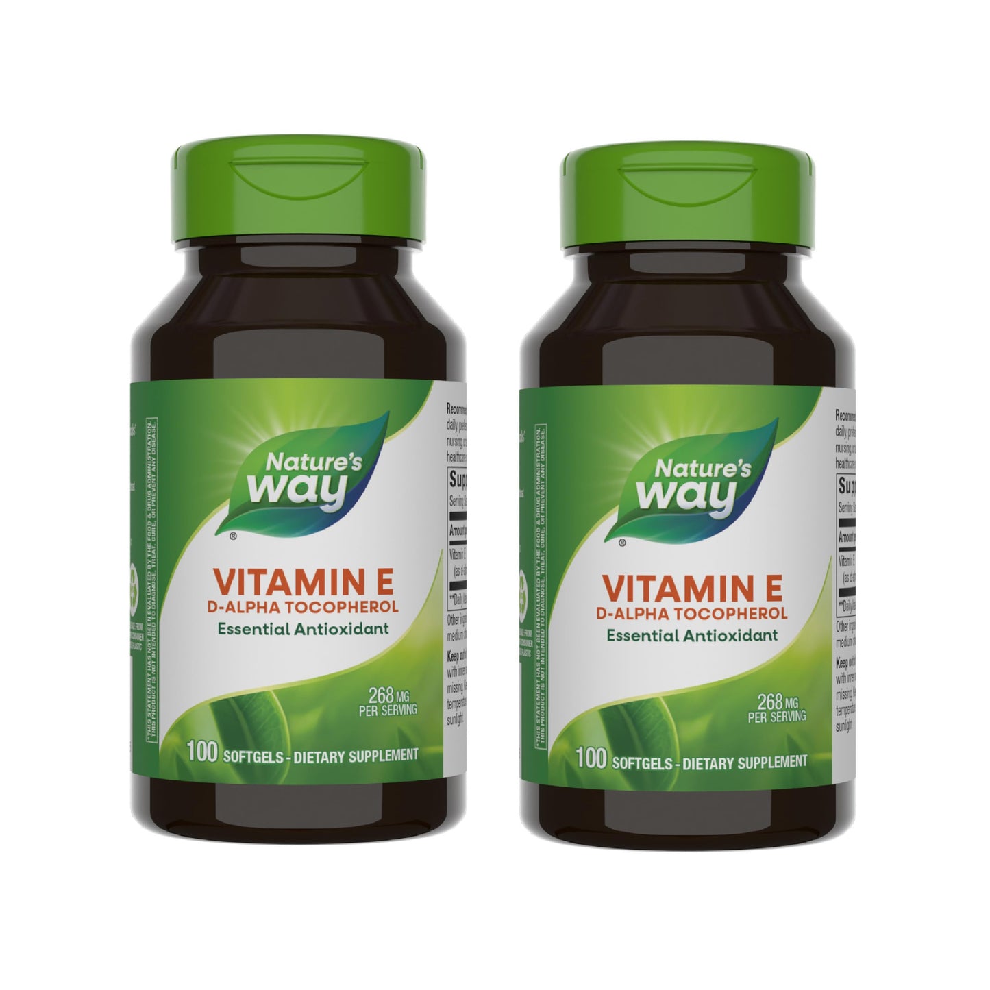 Nature's Way Vitamin E 400 IU Softgels, 200 Softgels