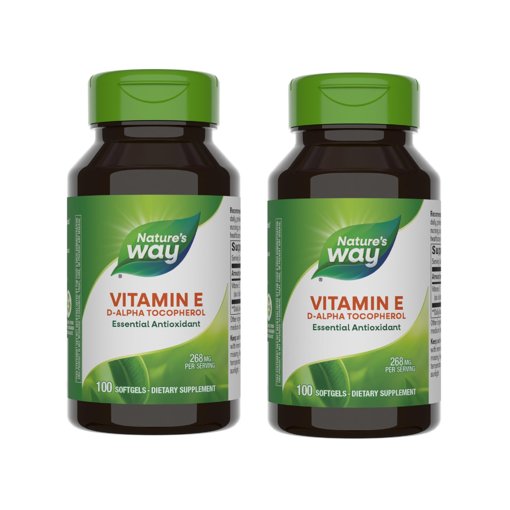 Nature's Way Vitamin E 400 IU Softgels, 200 Softgels