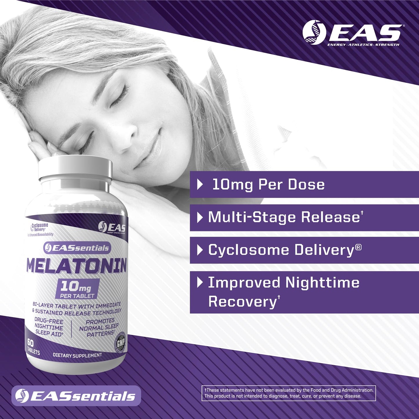 EAS Melatonin 10mg Tablet, 120 Tablets