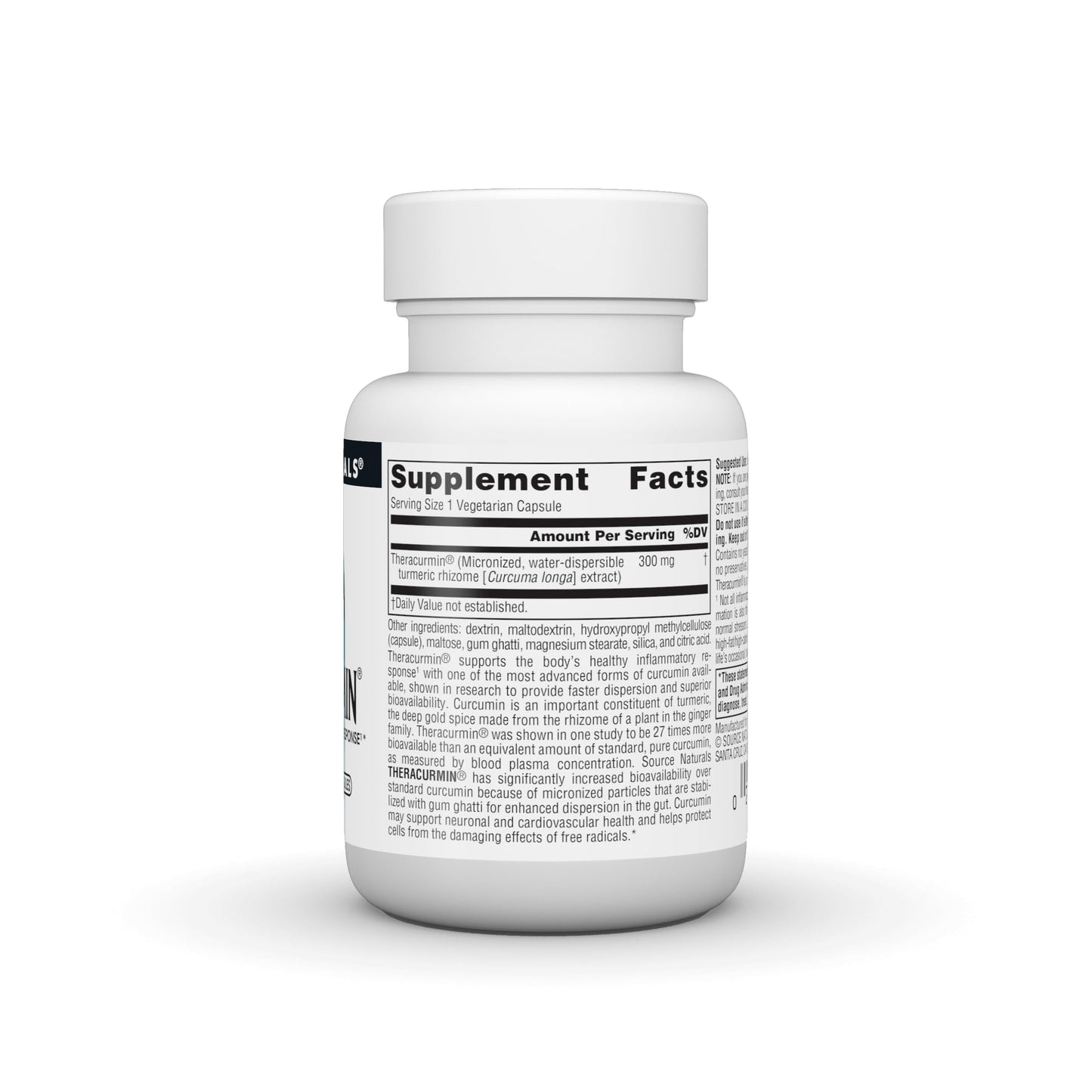 Source Naturals Theracurmin 300 mg Vegetable Capsule, 30 Count