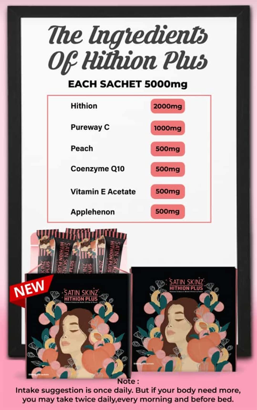 Elizkof Beauty Store Satin Skinz HITHION Plus Powder, 1 Count