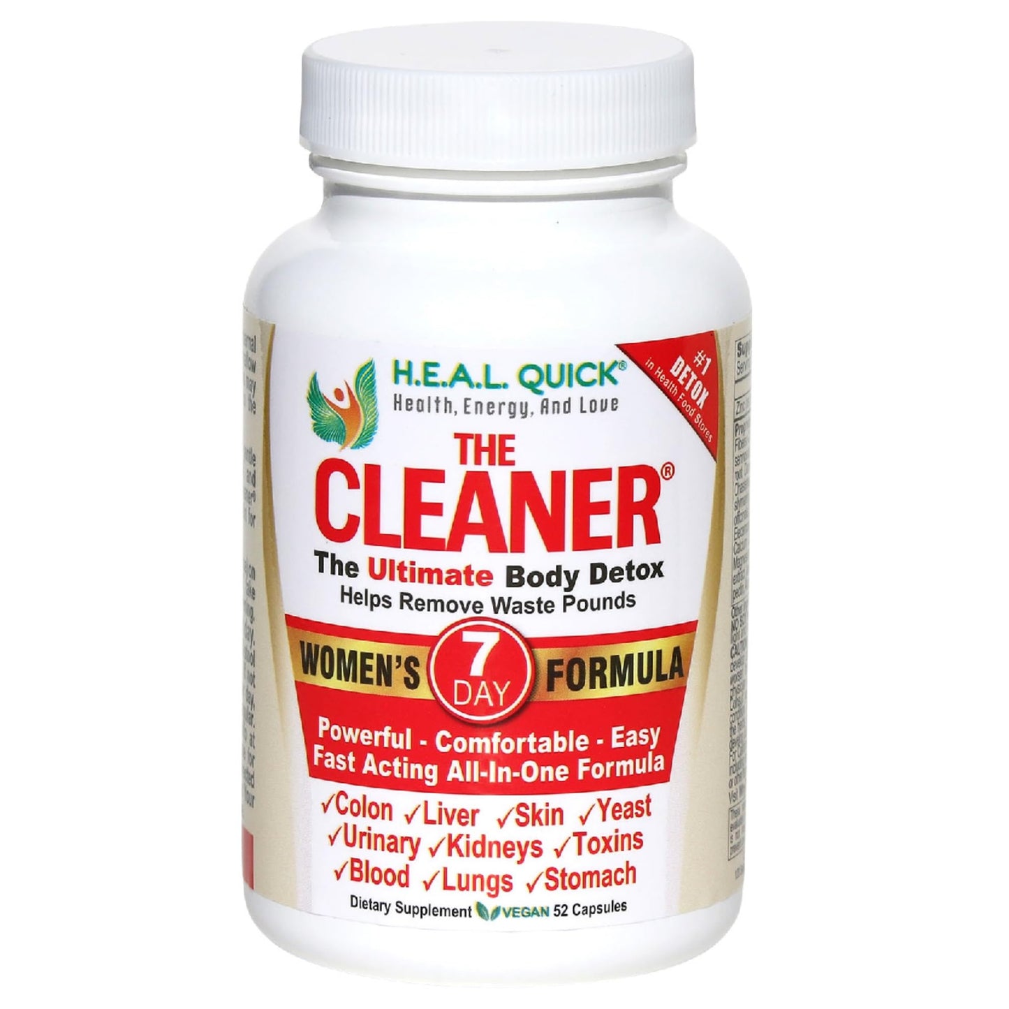 Century Systems The Cleaner Detox Capsule, 52 Count