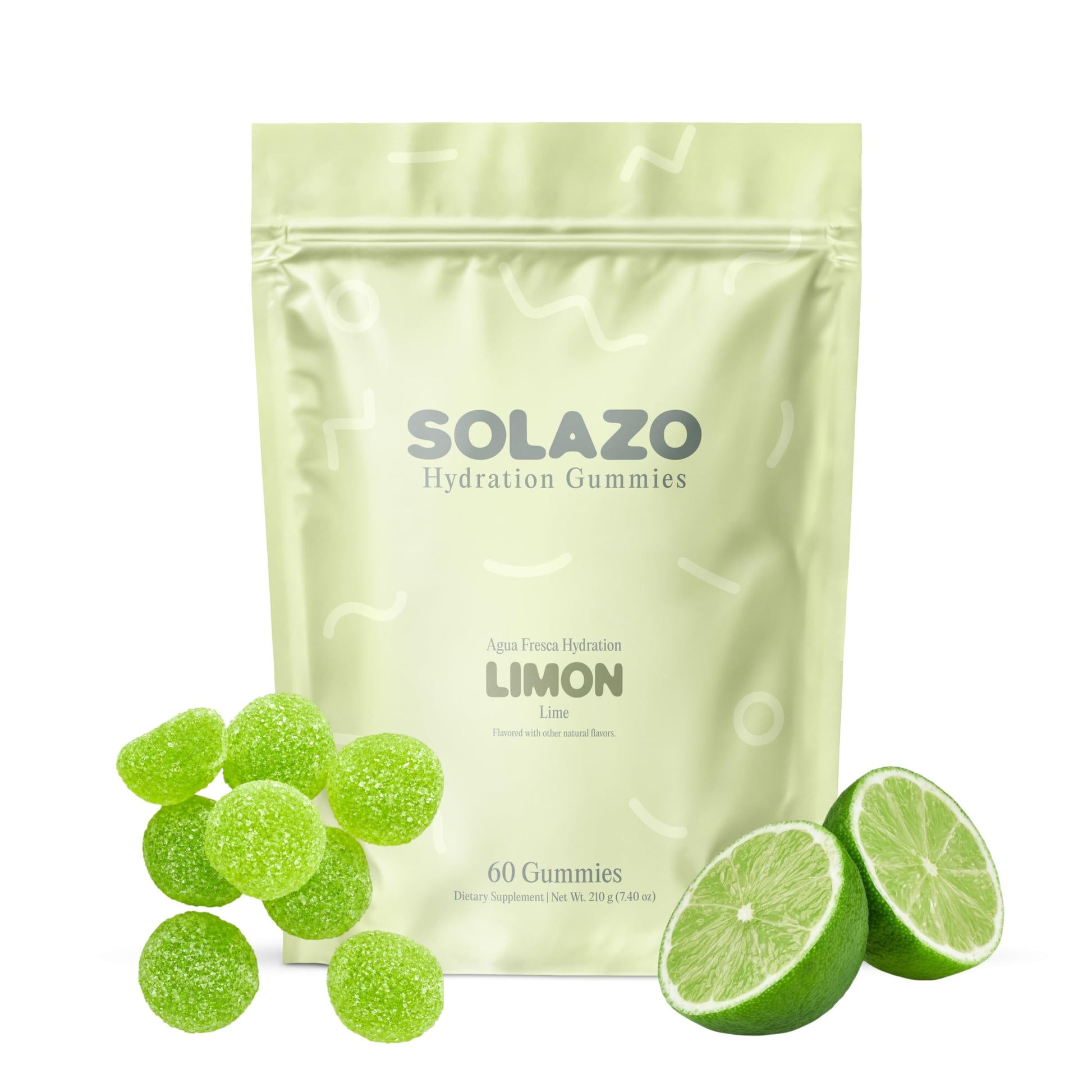 Solazo Hydration Gummies Gummy, 60 Count