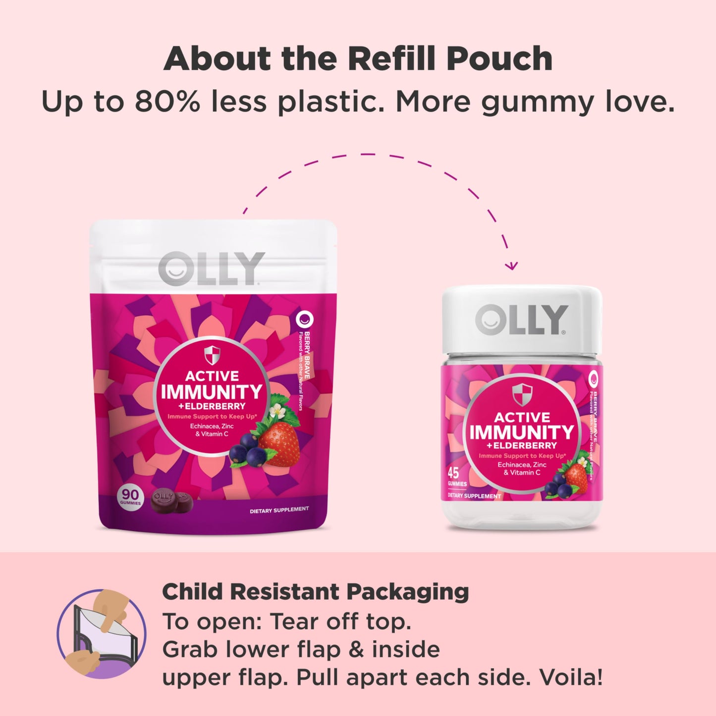 OLLY Immunity Gummy Chewable 90 Count