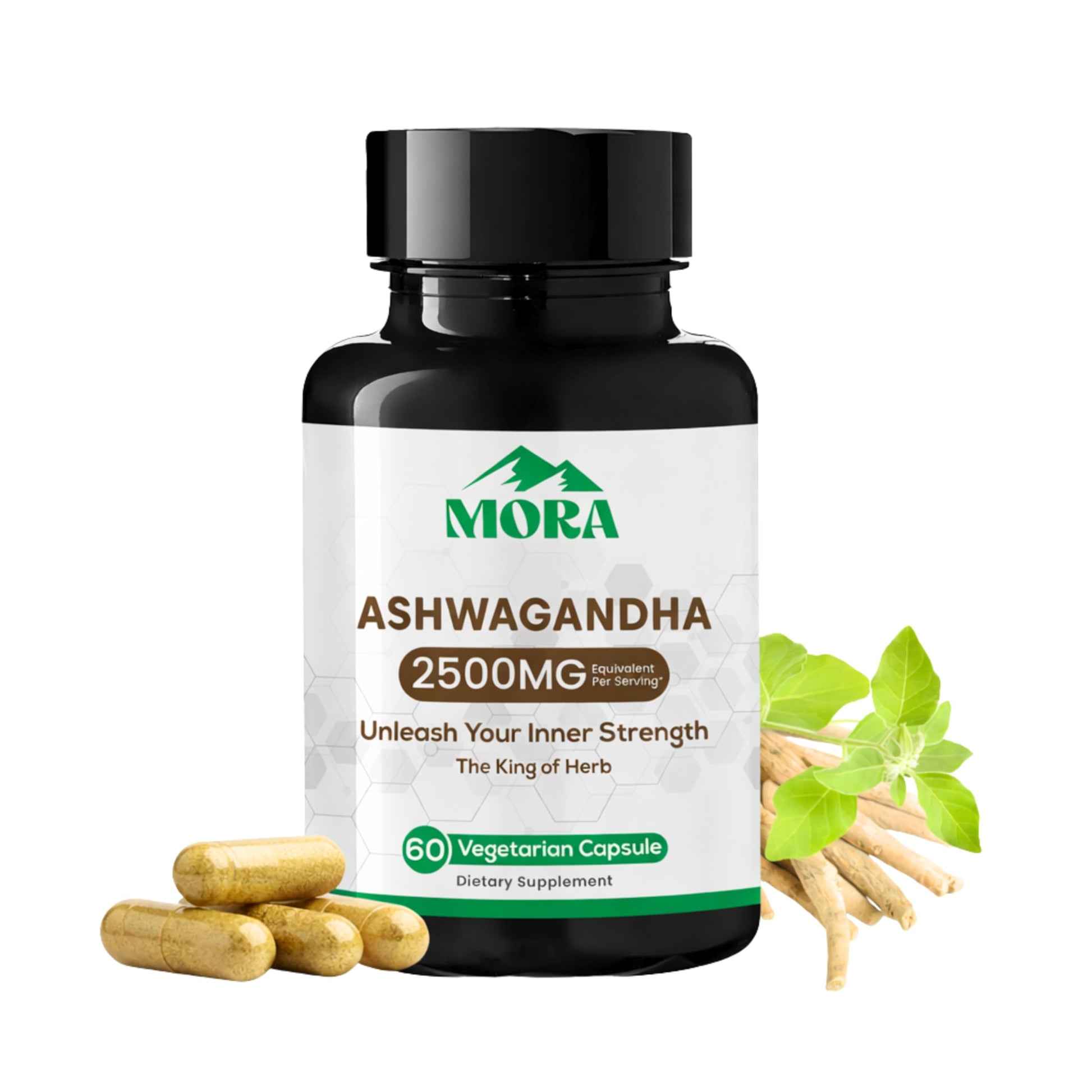 MORA IMPEX Ashwagandha Capsules, 60 Capsules