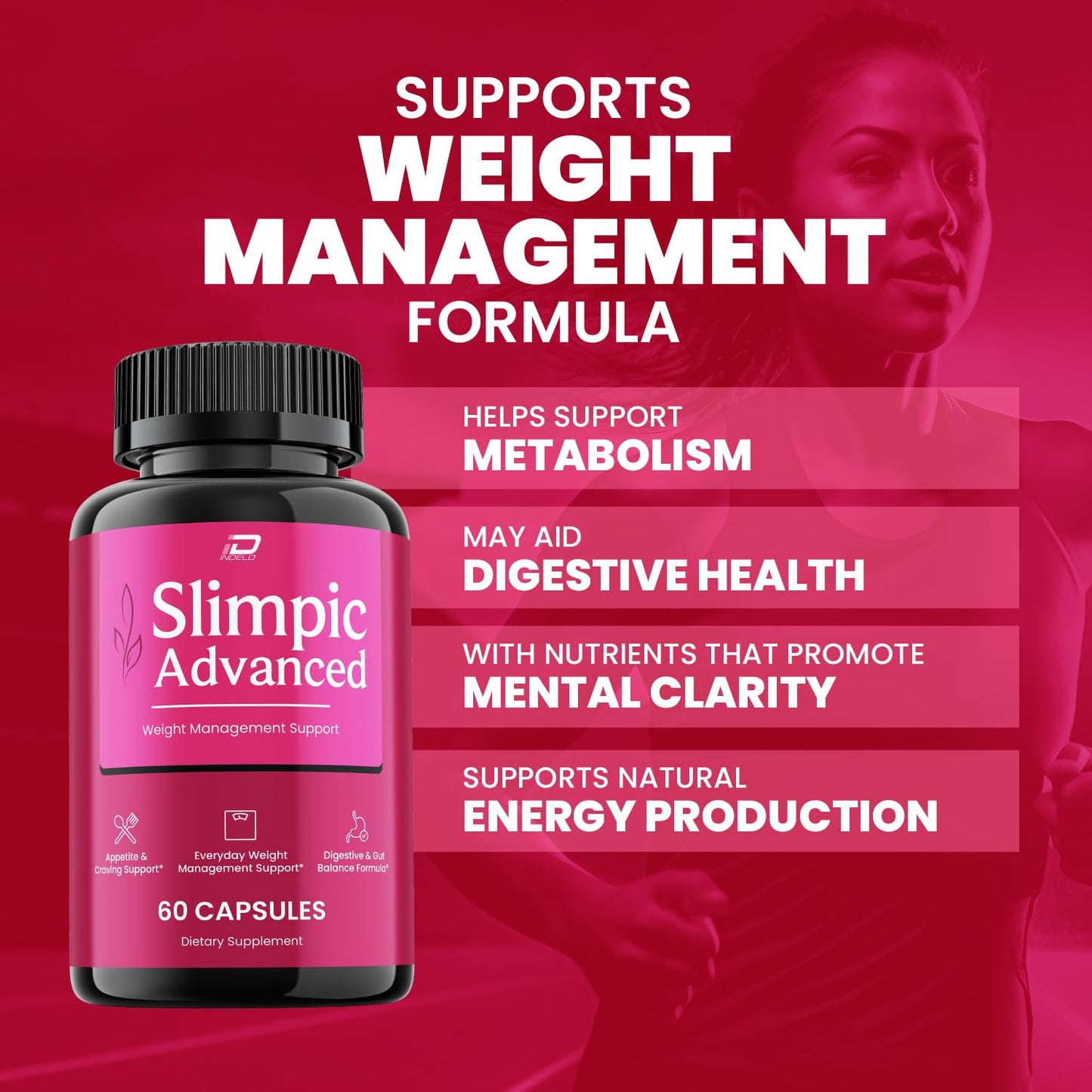 Indelo Slimpic Advanced Formula Supplement Capsule, 60 Capsules