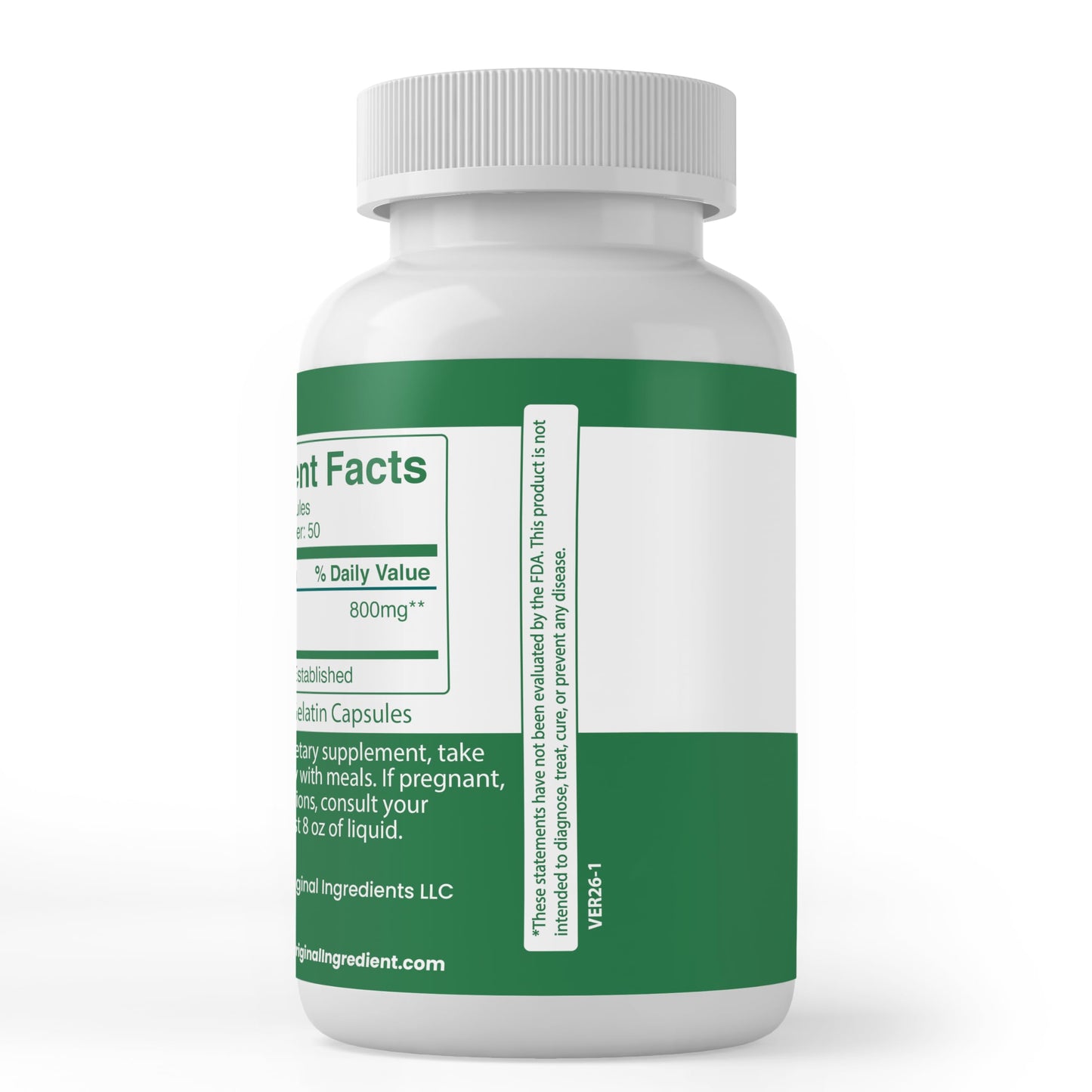PURE ORIGINAL INGREDIENTS Chanca Piedra Capsule 100 Count