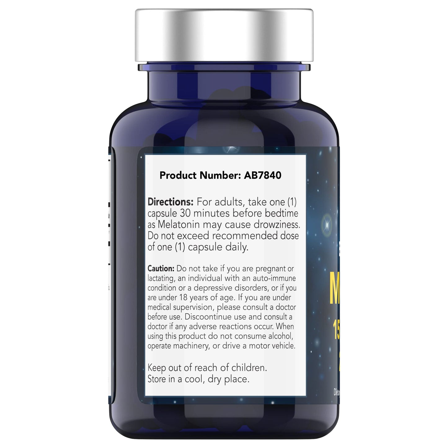 tnvitamins Melatonin 15 mg Capsule, 240 Count