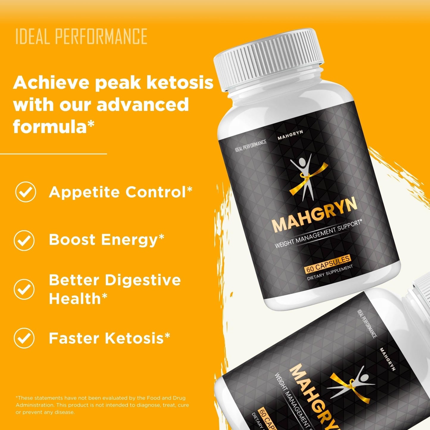 IDEAL PERFORMANCE Mahgryn Capsules 180 Count