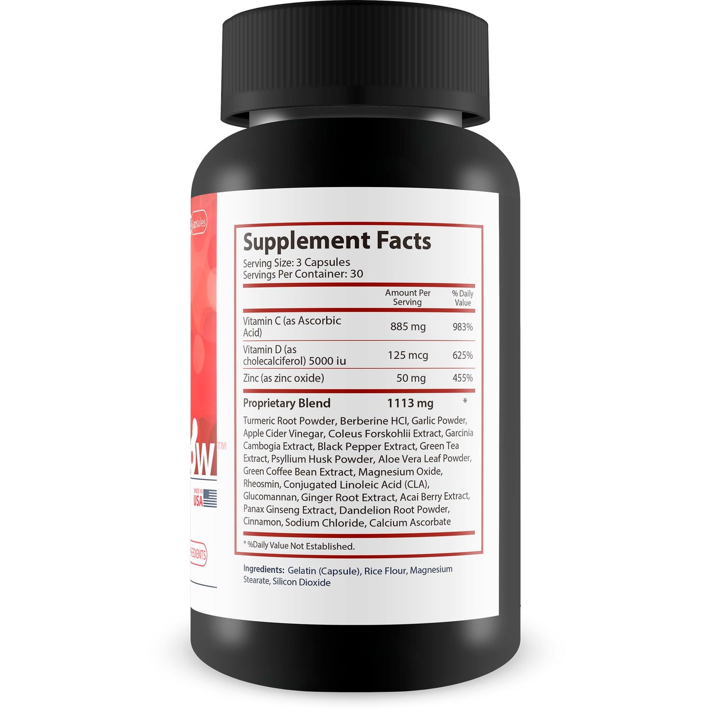 Happy Health Marketplace Ultra Gluco Flow - Improved Formula Blood Cleanse Detox Capsules 90 Count