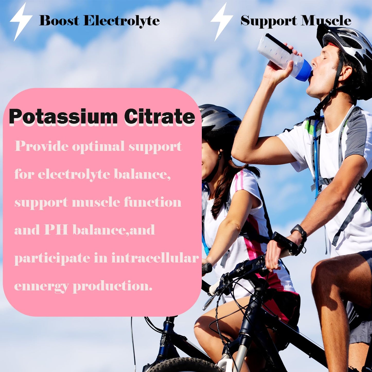 ERDGXI Potassium Citrate Gummies 2000mg, 60 Count