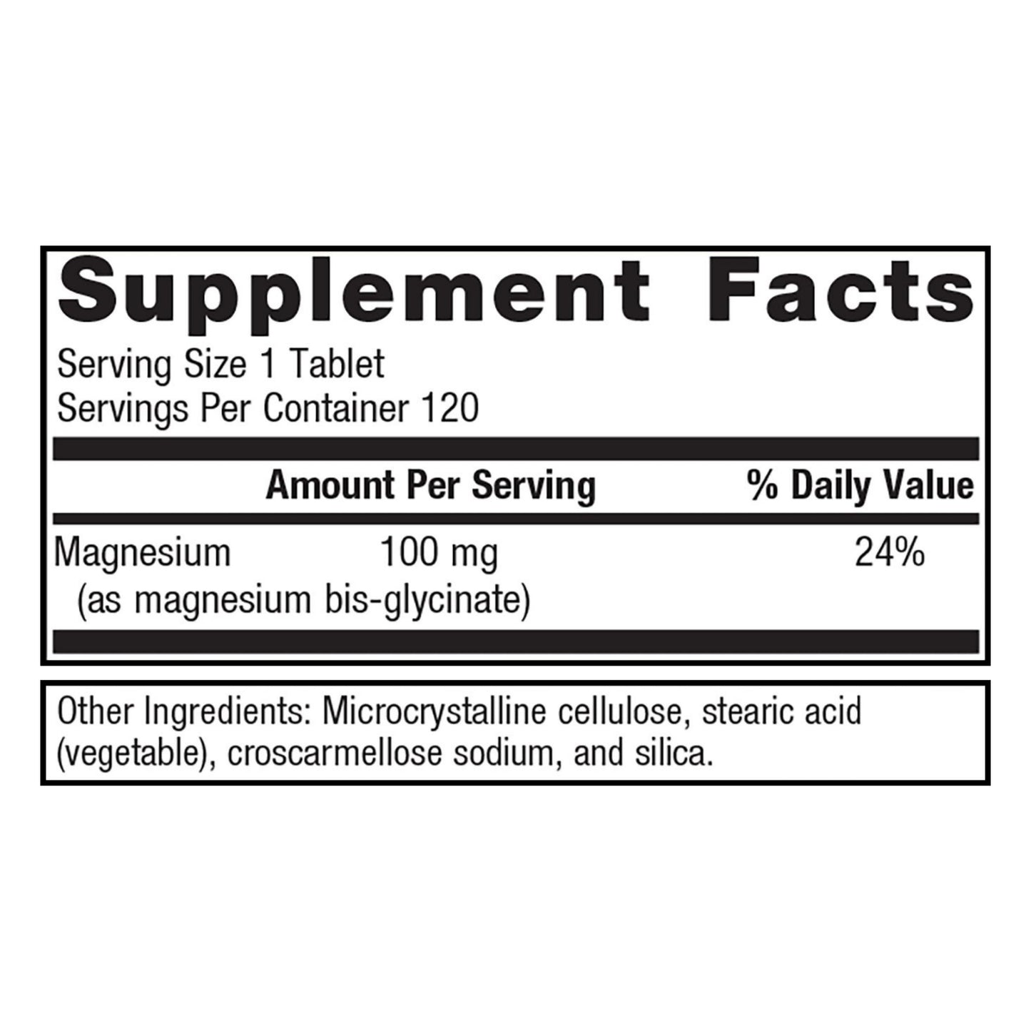 Metagenics Mag Glycinate 120 Tablets