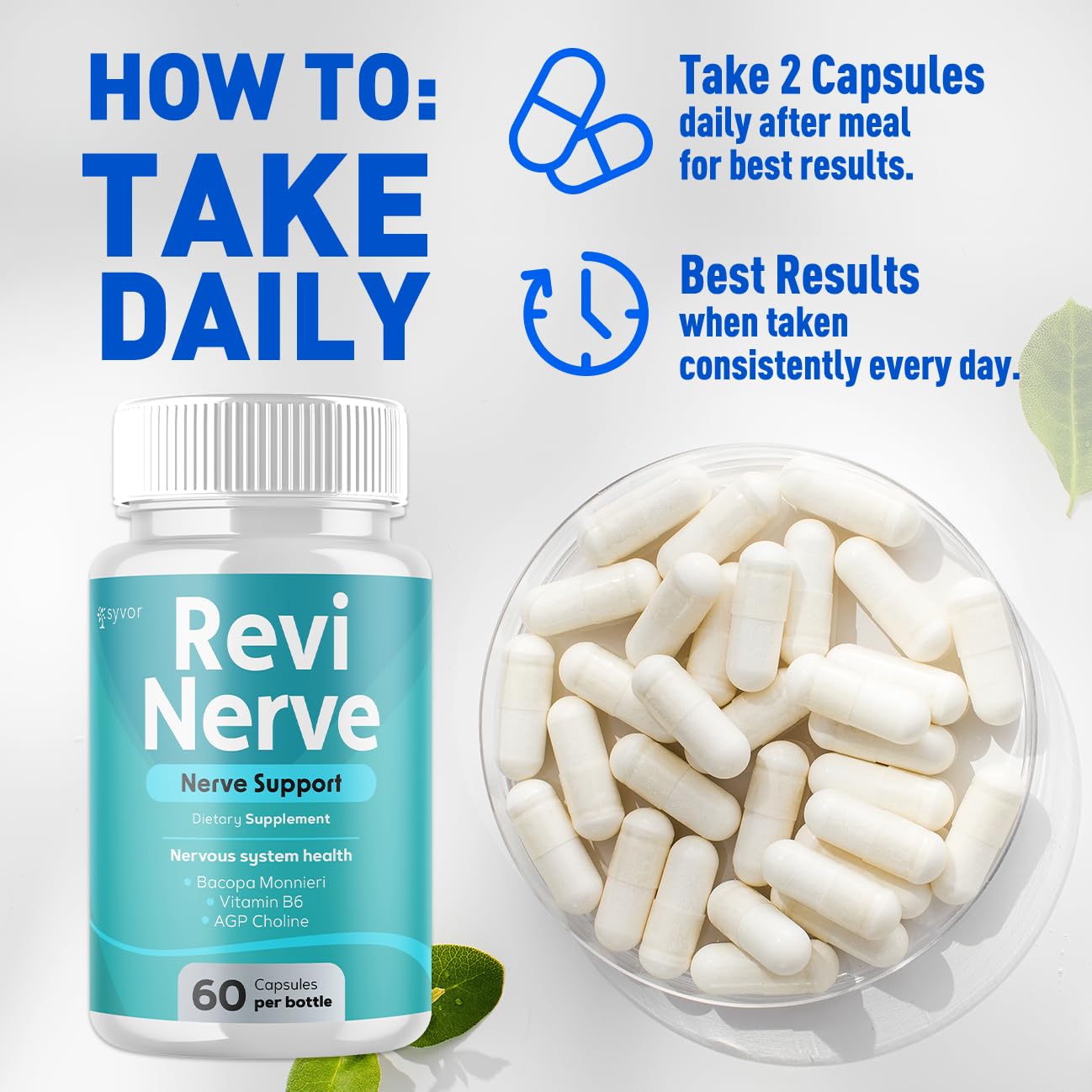 Syvor Revi Nerve Capsules, 60 Capsules