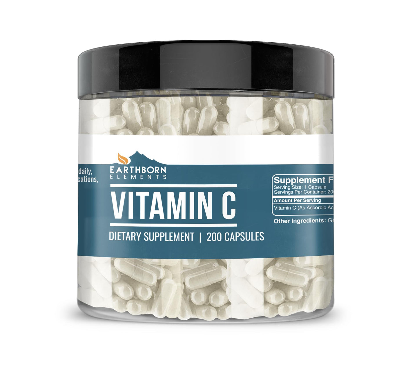 Earthborn Elements Vitamin C 200 Capsules