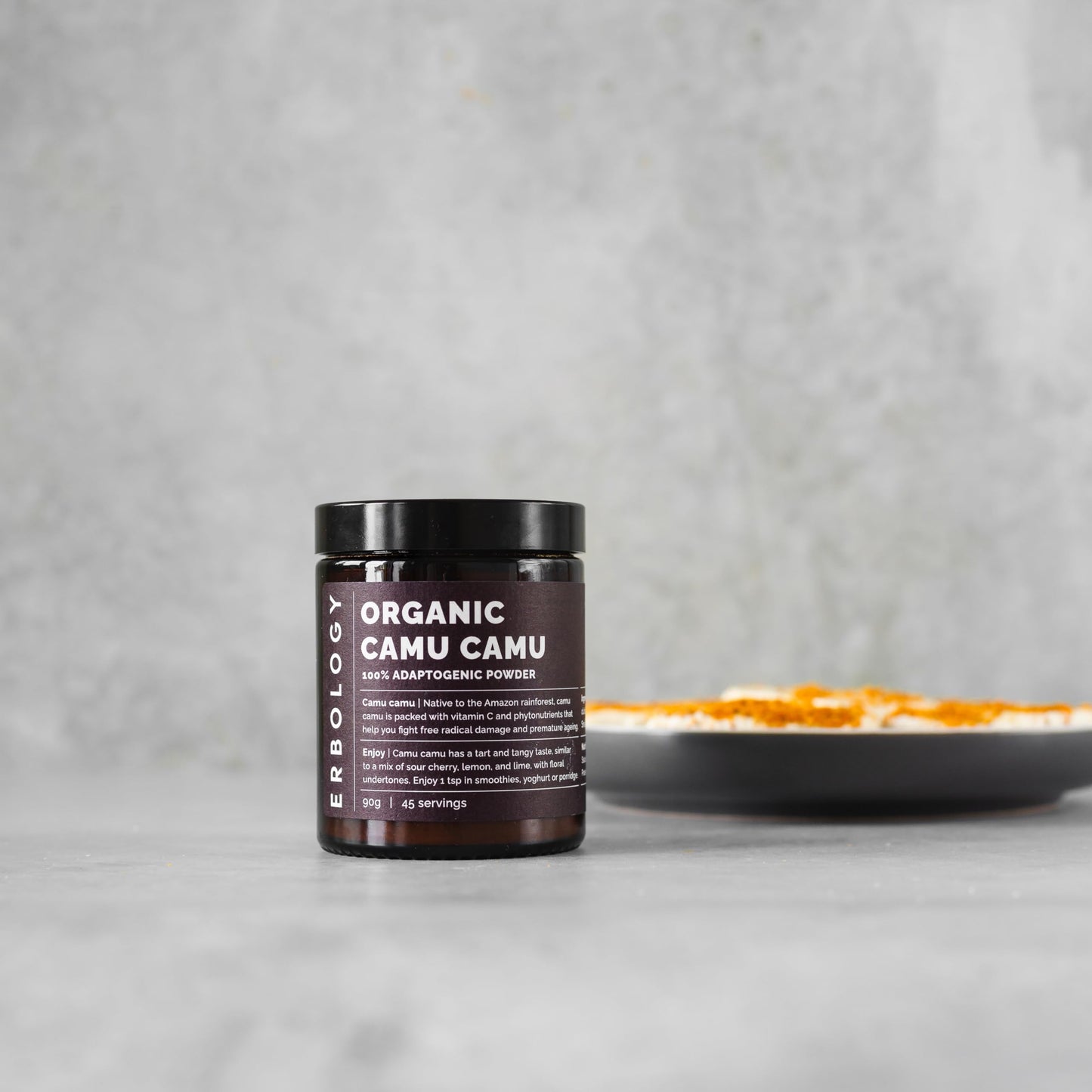 Erbology Organic Camu Camu Powder 3.2 oz, 45 Servings
