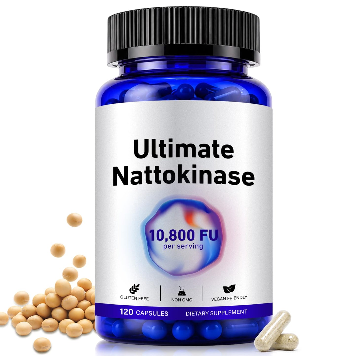 Nutre Forte Nattokinase Supplement, 120 Capsules