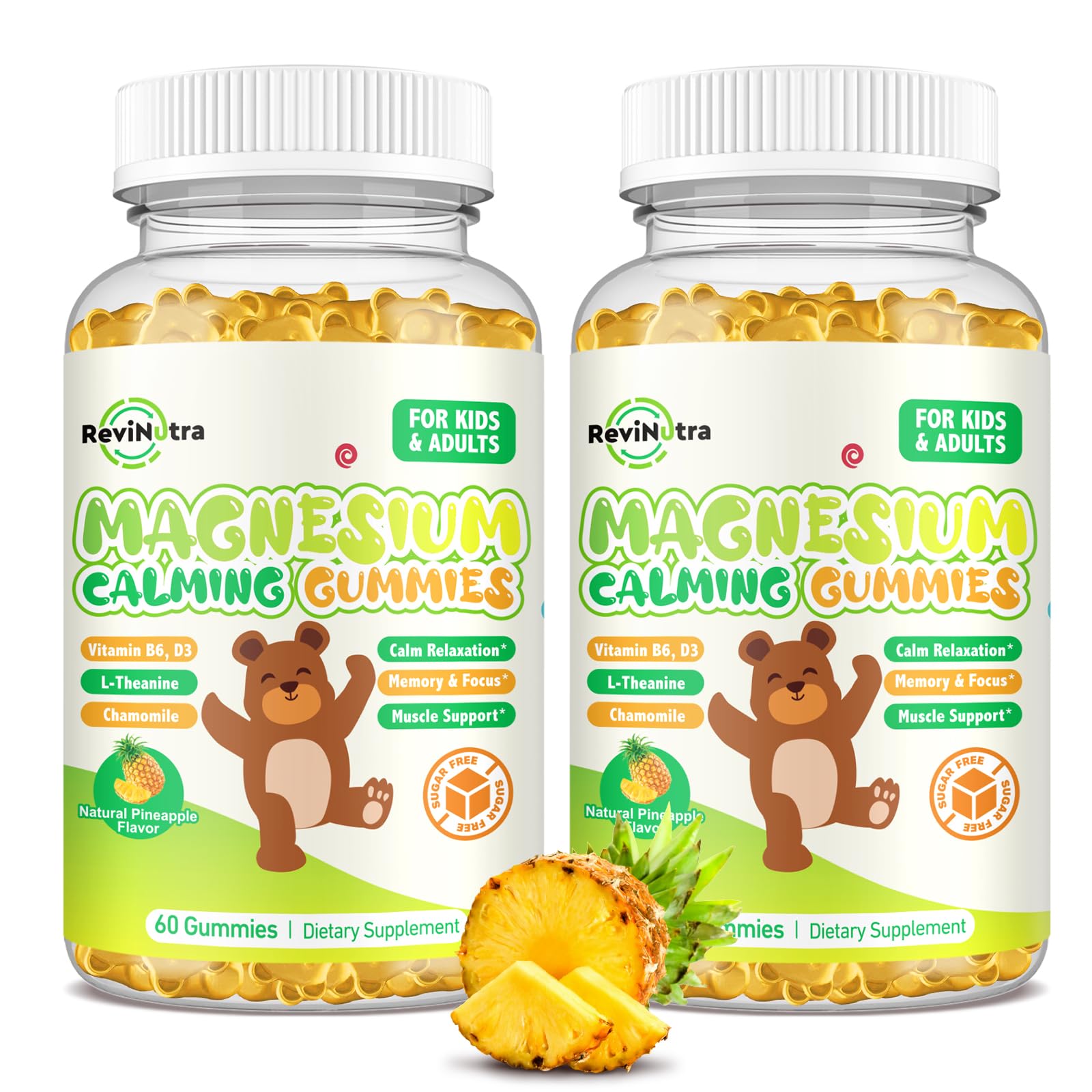 ReviNutra Magnesium Glycinate Gummies, 120 Gummies