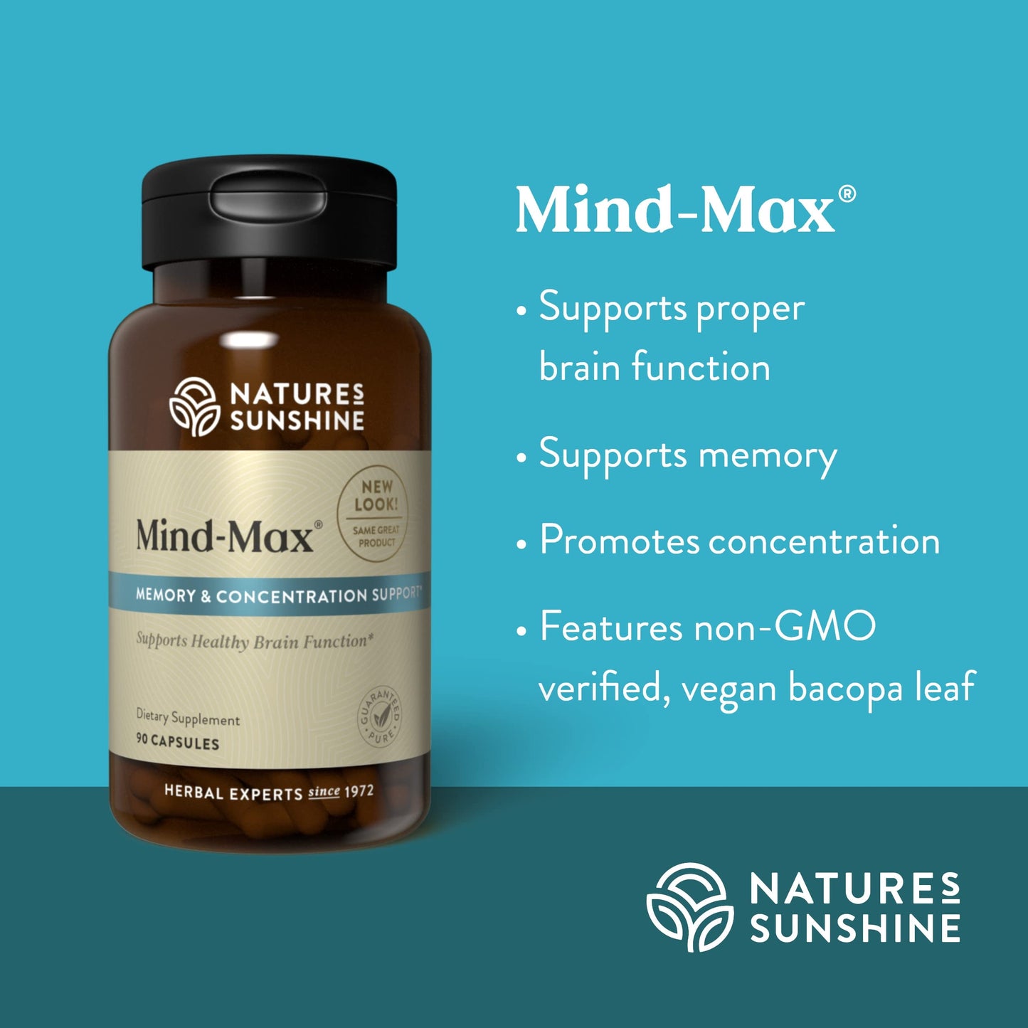 Nature's Sunshine Mind-Max Capsule 90 Capsules