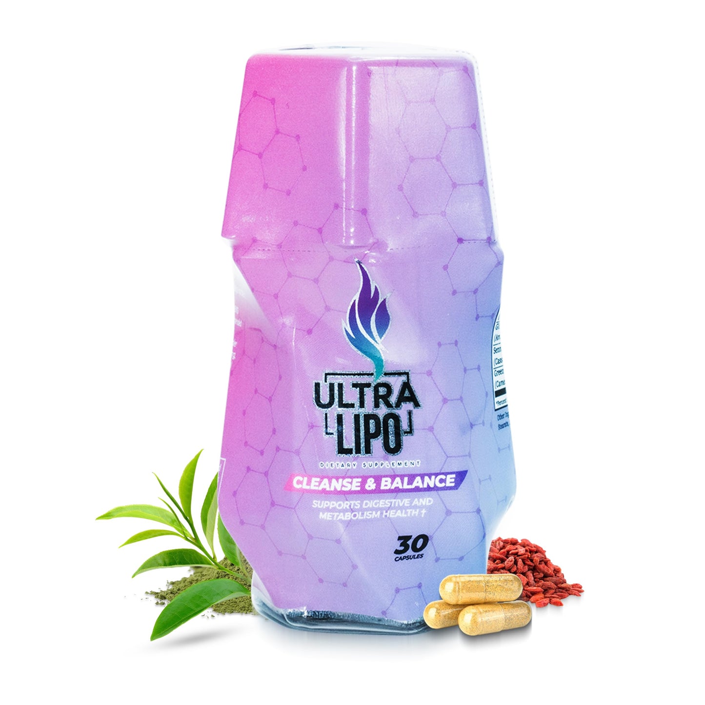 Ultralipo Natural Fat Burner & Appetite Suppressant 30 Capsules